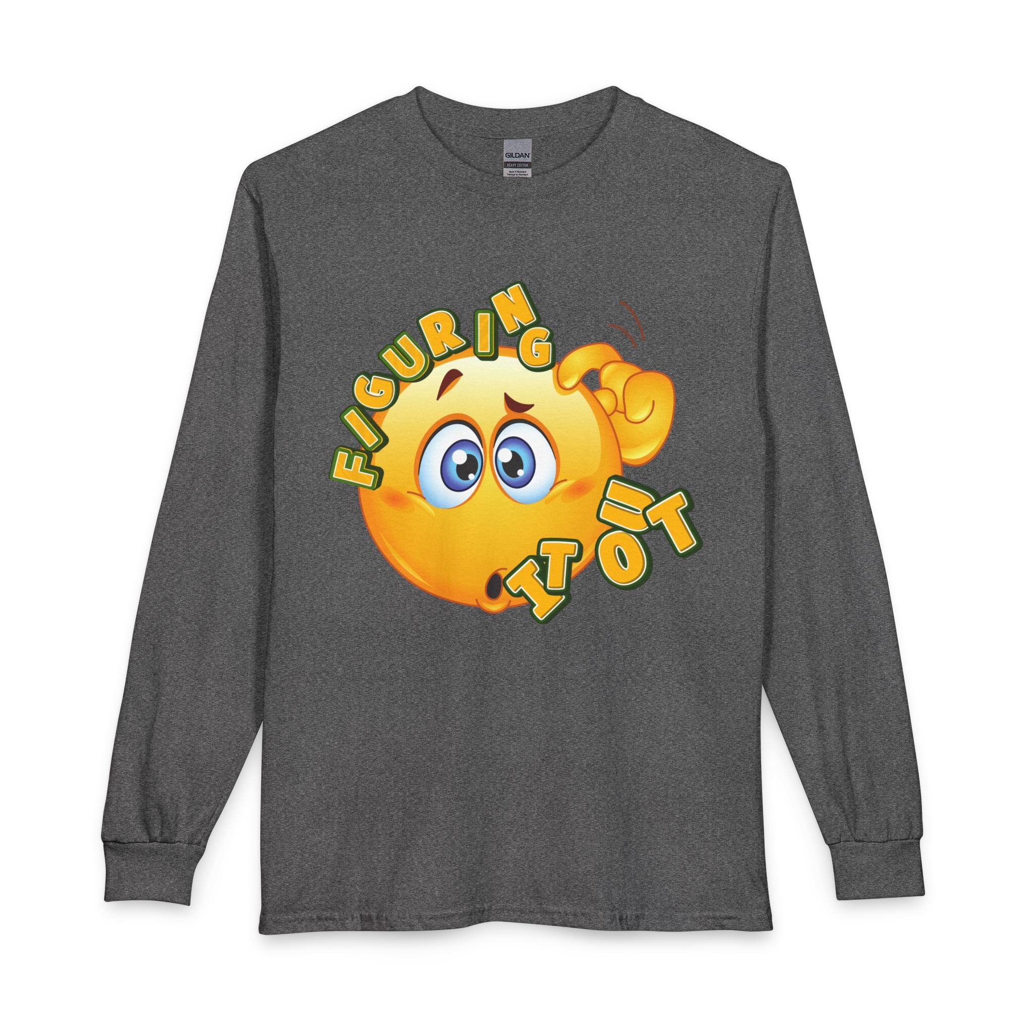 Figuring It Out Long Sleeve Graphic Tee – Unisex Casual Style