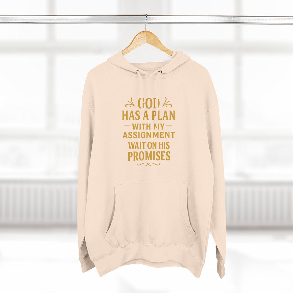 God Has A Plan Hoodie - Christian Inspirational Faith Motivational Pullover