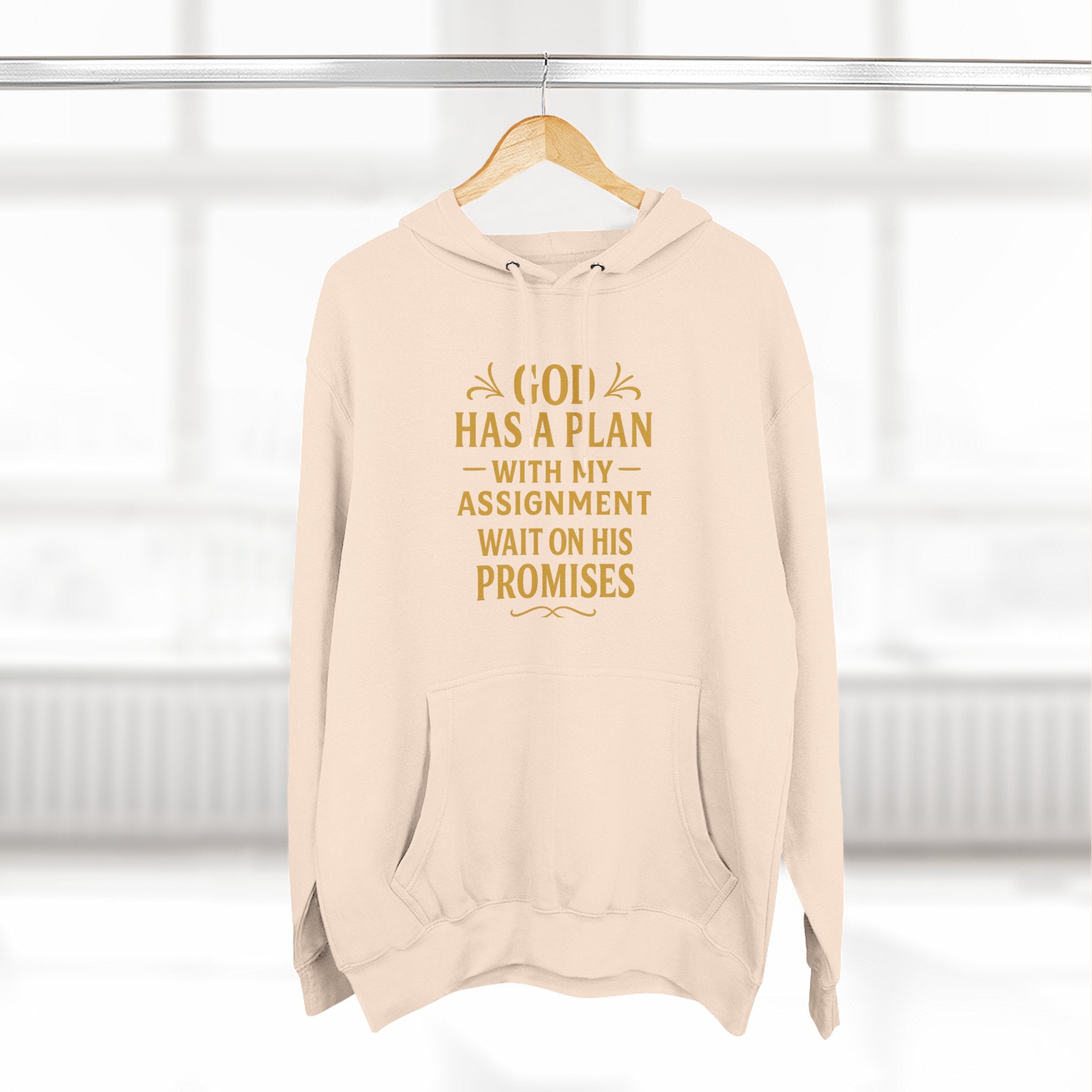 God Has A Plan Hoodie - Christian Inspirational Faith Motivational Pullover