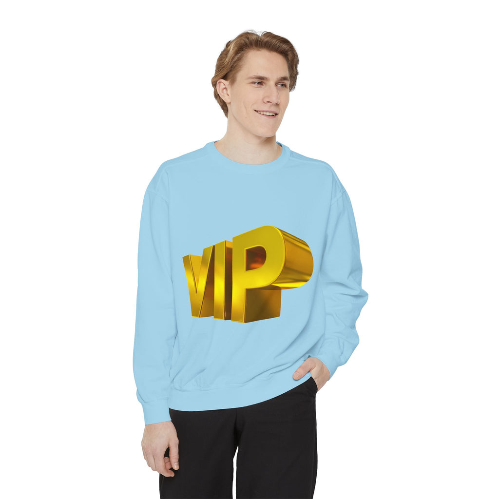 VIP Gold 3D Sweatshirt – Premium Statement Crewneck