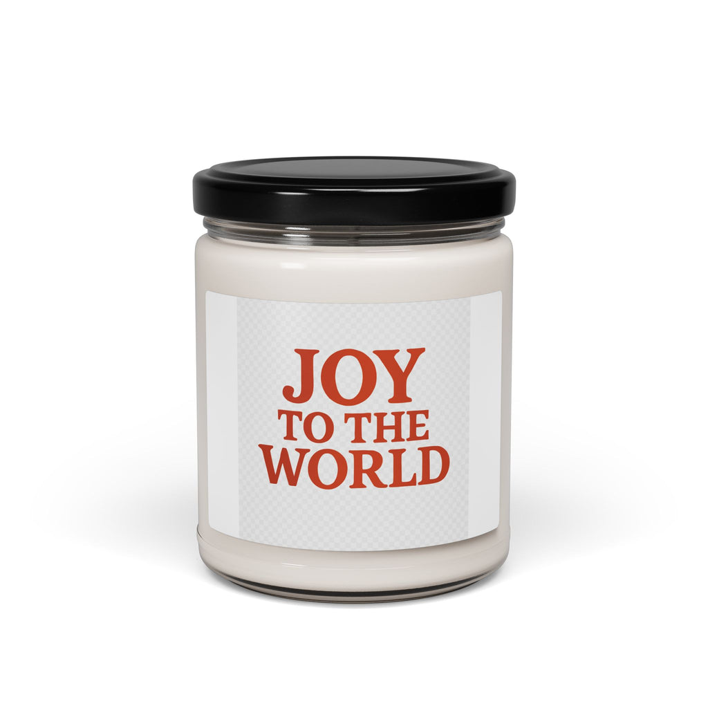 Joy to the World Soy Candle — 9oz Holiday Scented Jar