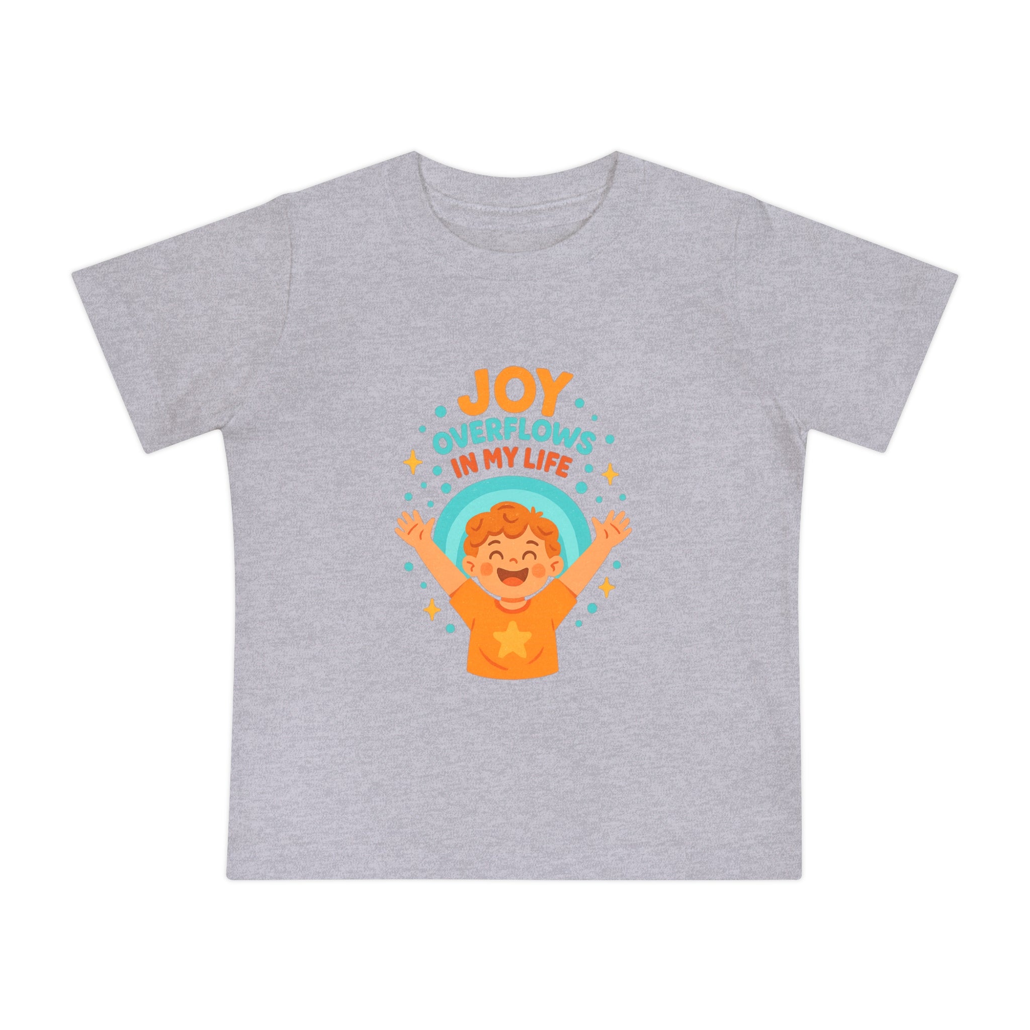 Baby T-Shirt — "Joy Overflows in My Life" Cute Cheerful Infant Tee
