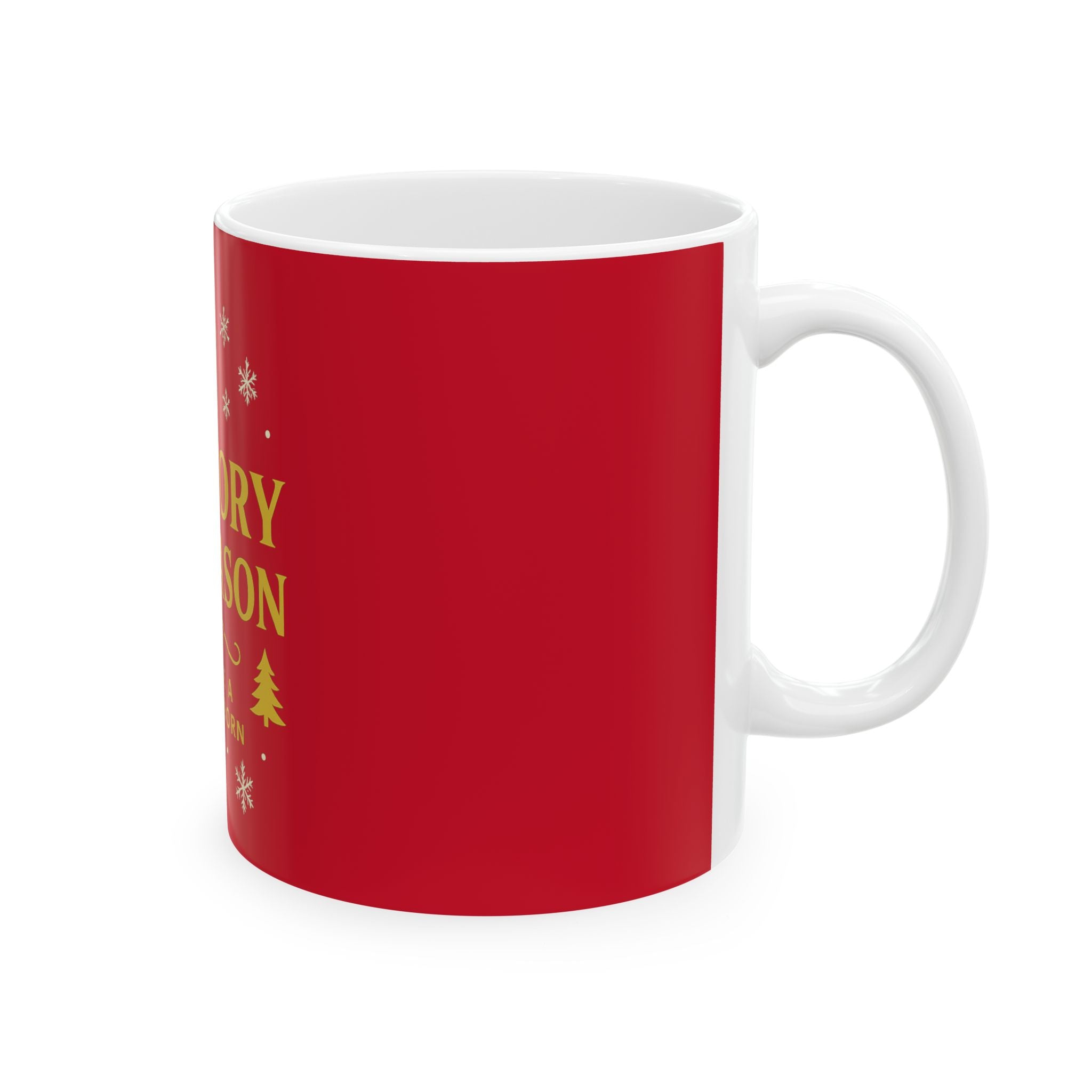 Christmas Ceramic Mug — "My Story My Season: Unto Us a Child Is Born" (11oz & 15oz)