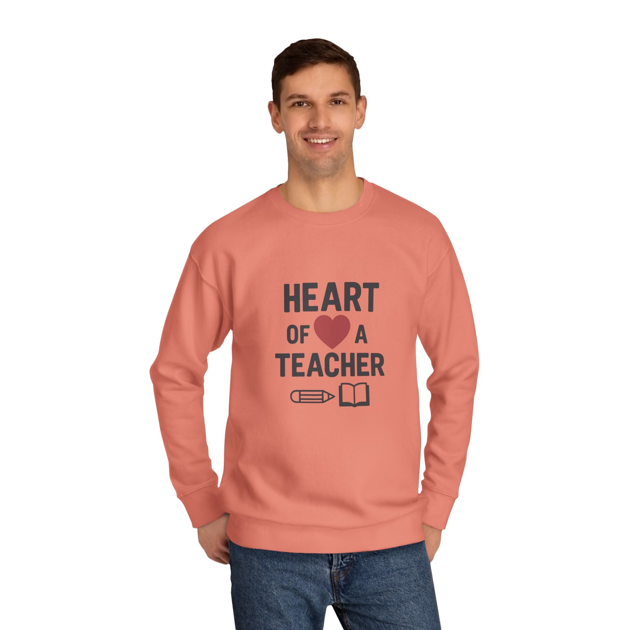Heart of a Teacher – Inspirational Teacher Sweatshirt