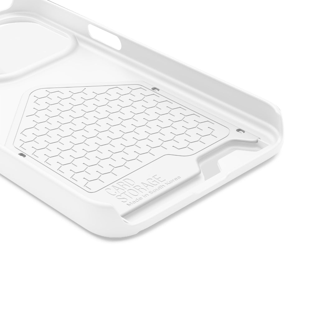 Phone Case with Card Holder — "I'm Not Perfect Just Ordinary" Motivational Wallet Case