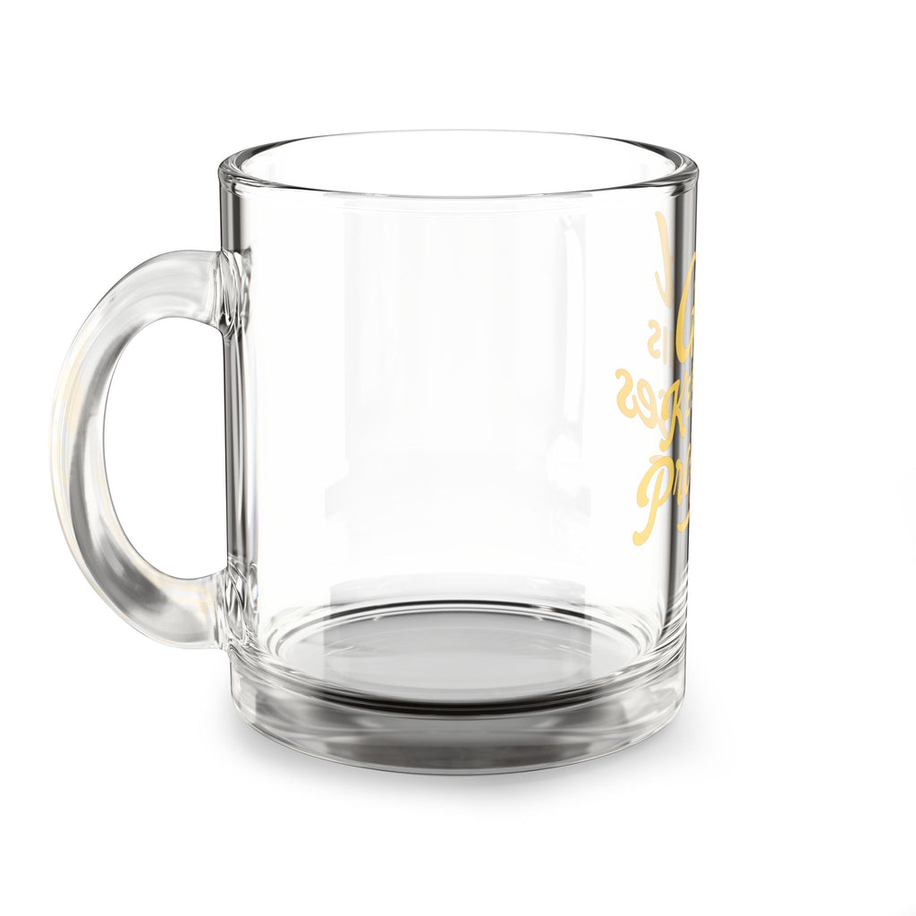 Glass Mug — "God Keeps His Promises" Inspirational Coffee Cup (10 oz)