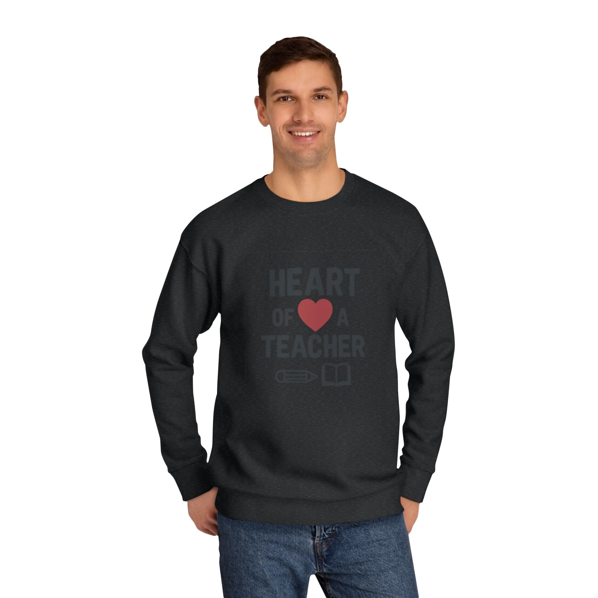 Heart of a Teacher – Inspirational Teacher Sweatshirt