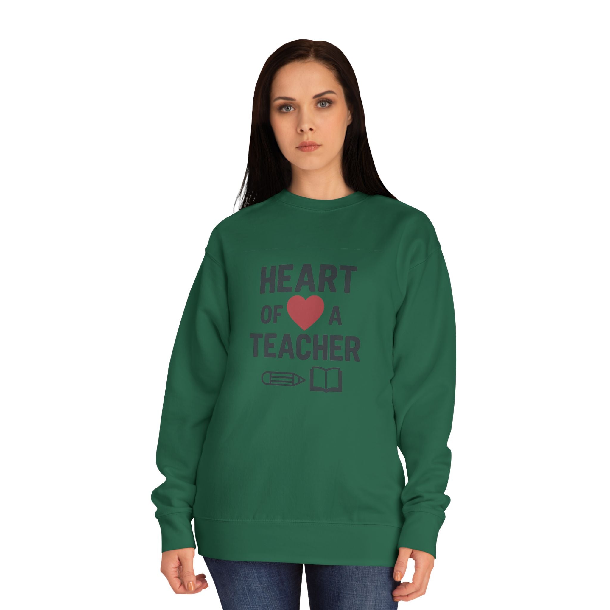 Heart of a Teacher – Inspirational Teacher Sweatshirt