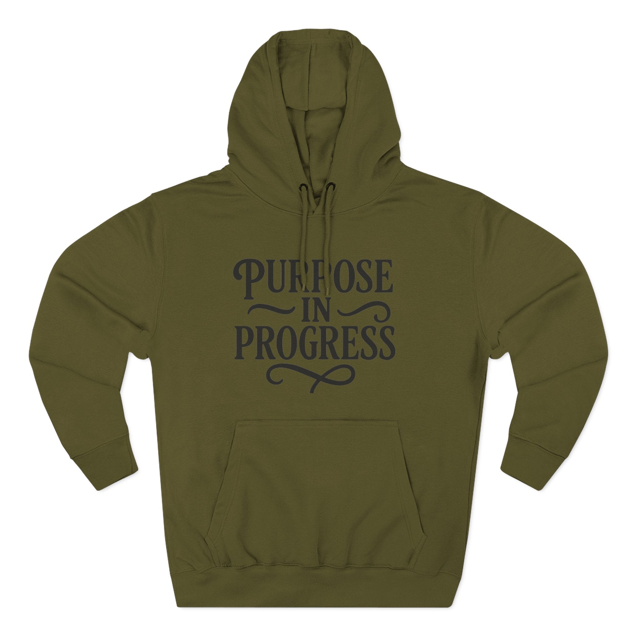 Purpose In Progress Hoodie — Inspirational Motivational Pullover