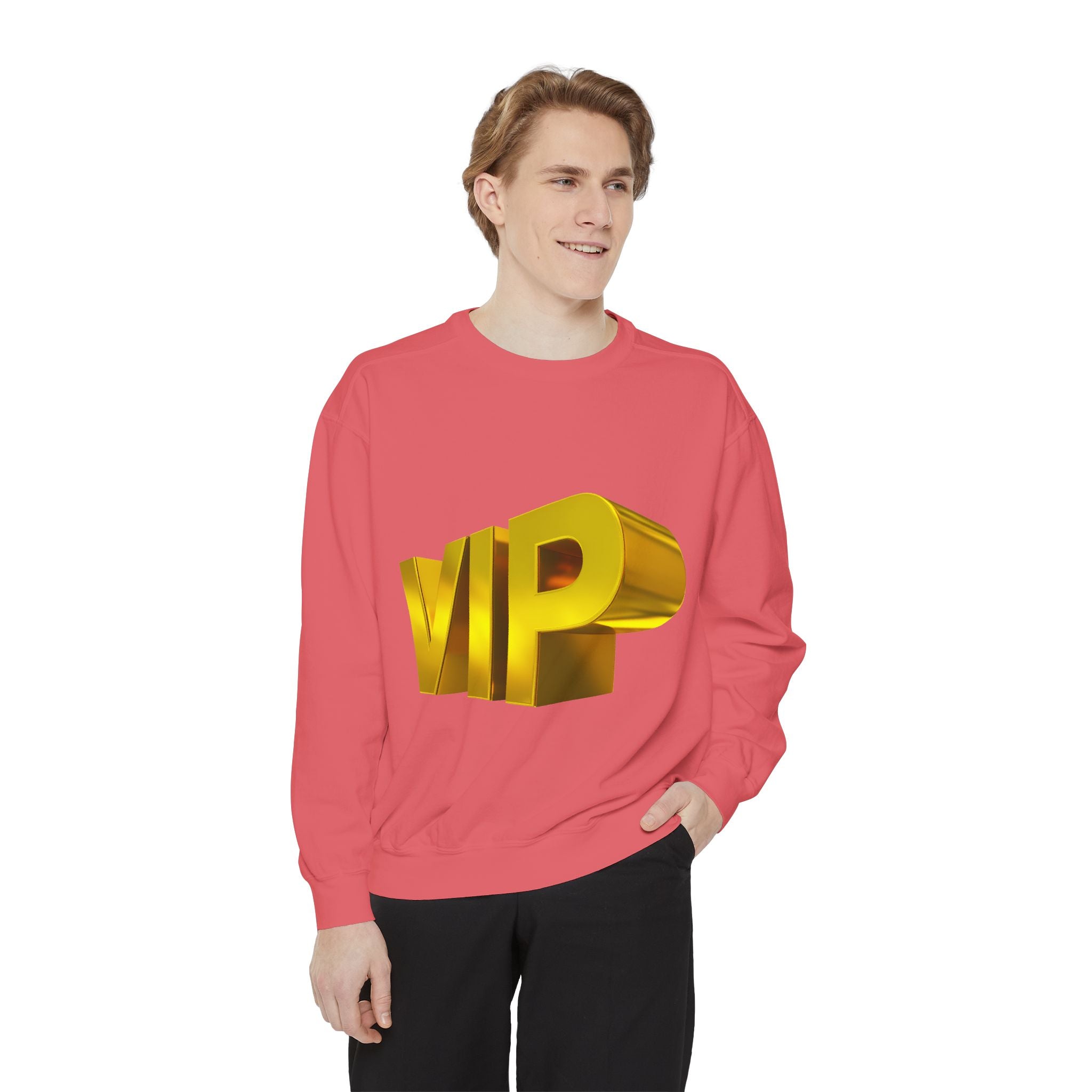 VIP Gold 3D Sweatshirt – Premium Statement Crewneck