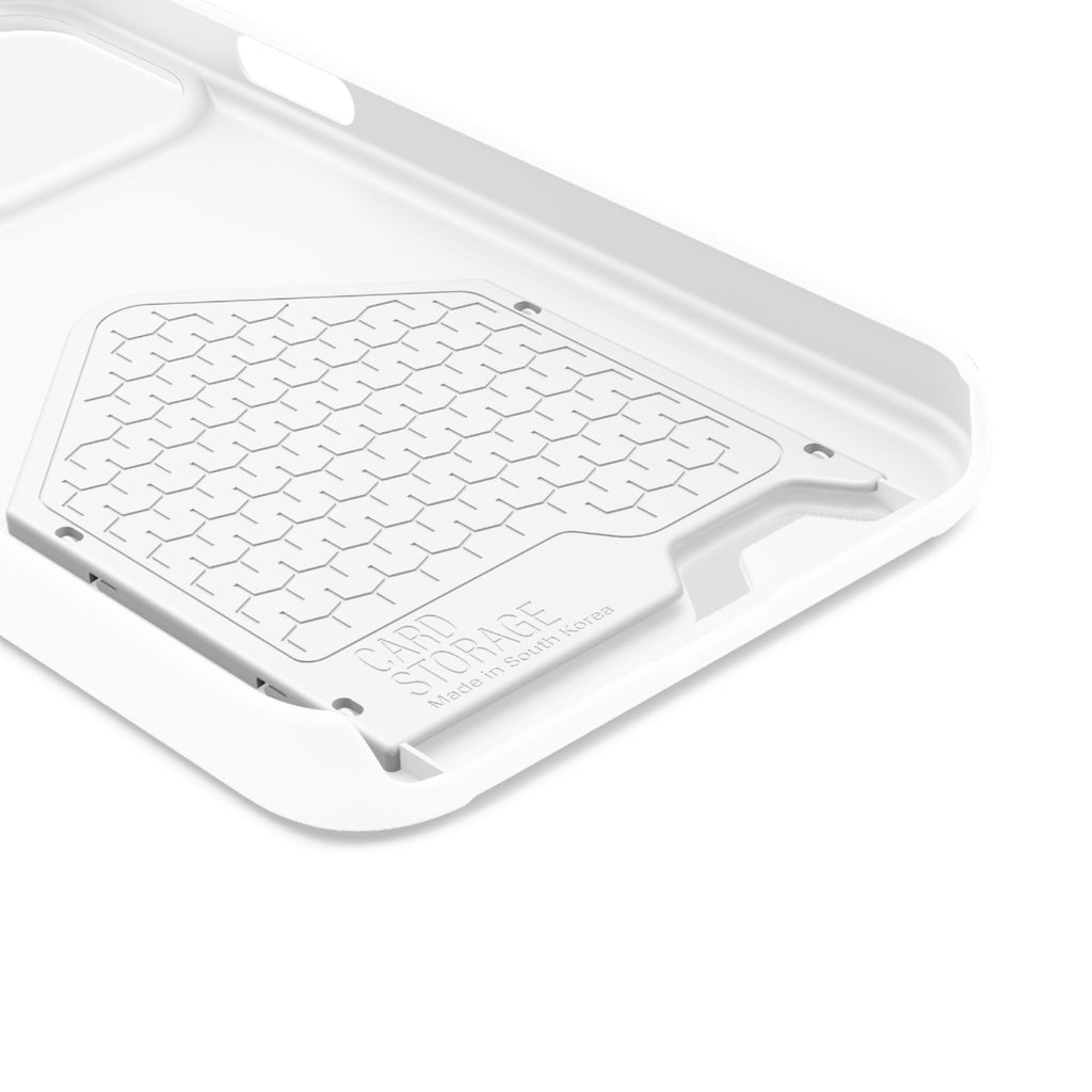 Phone Case with Card Holder — "I'm Not Perfect Just Ordinary" Motivational Wallet Case