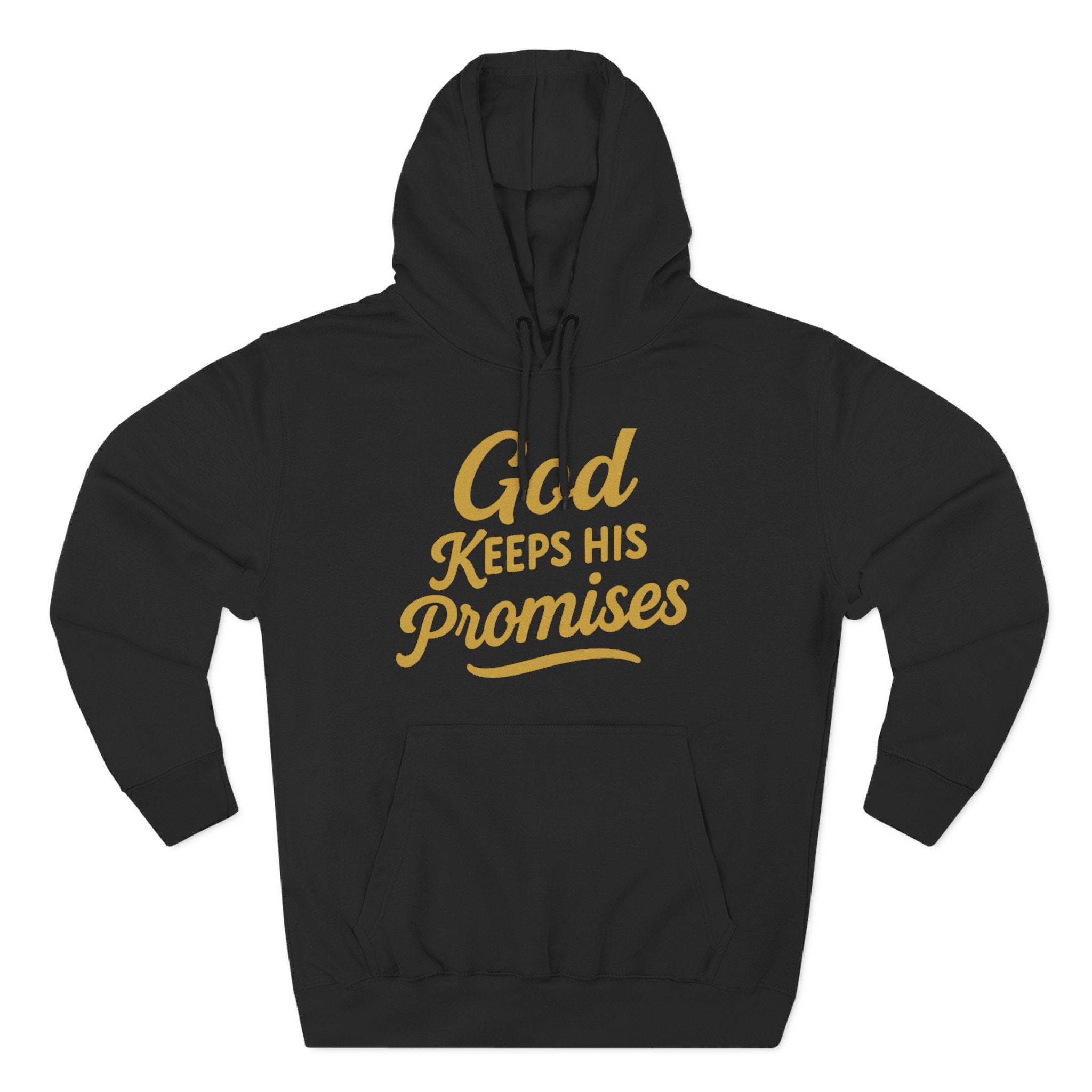 Hoodie — "God Keeps His Promises" Inspirational Christian Pullover