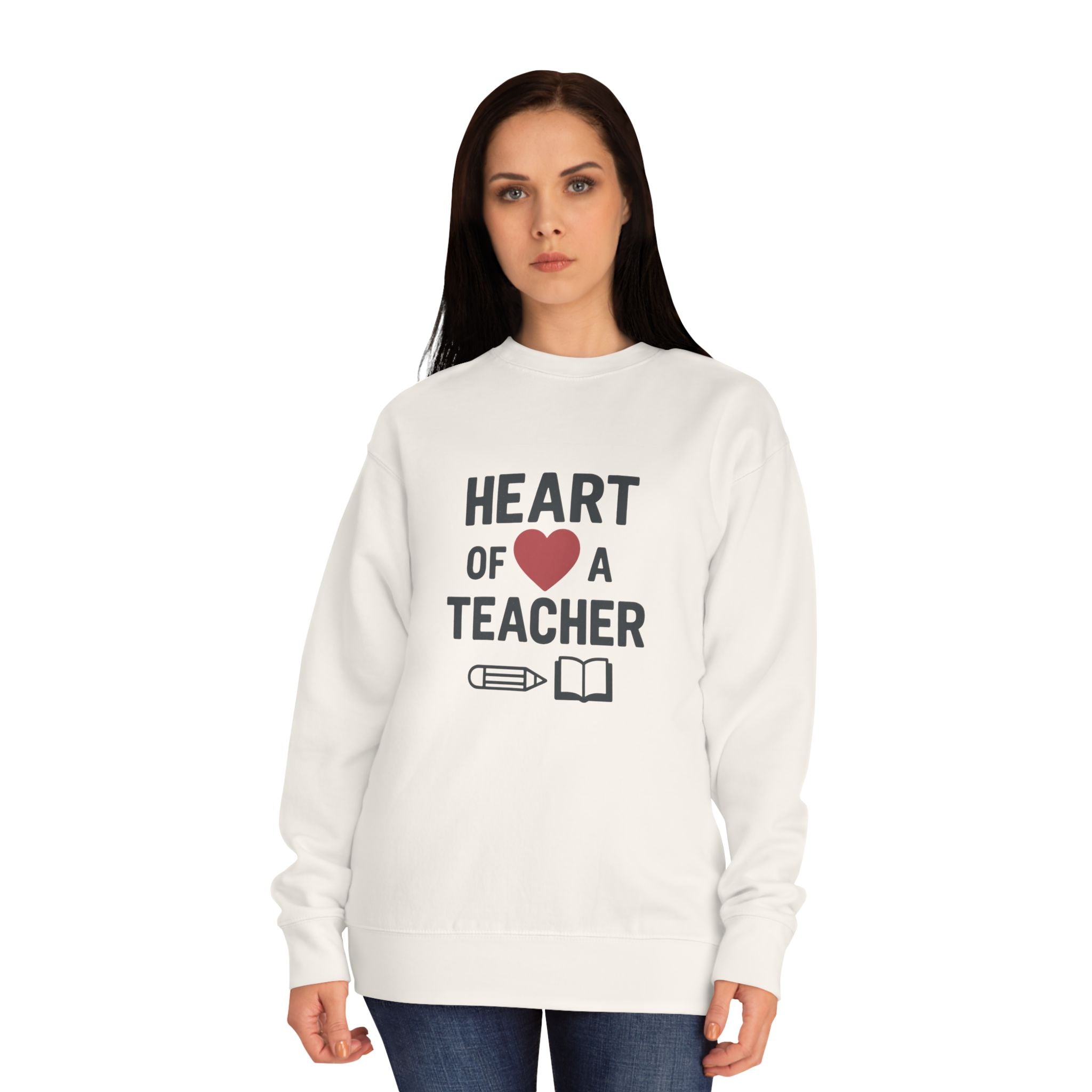 Heart of a Teacher – Inspirational Teacher Sweatshirt