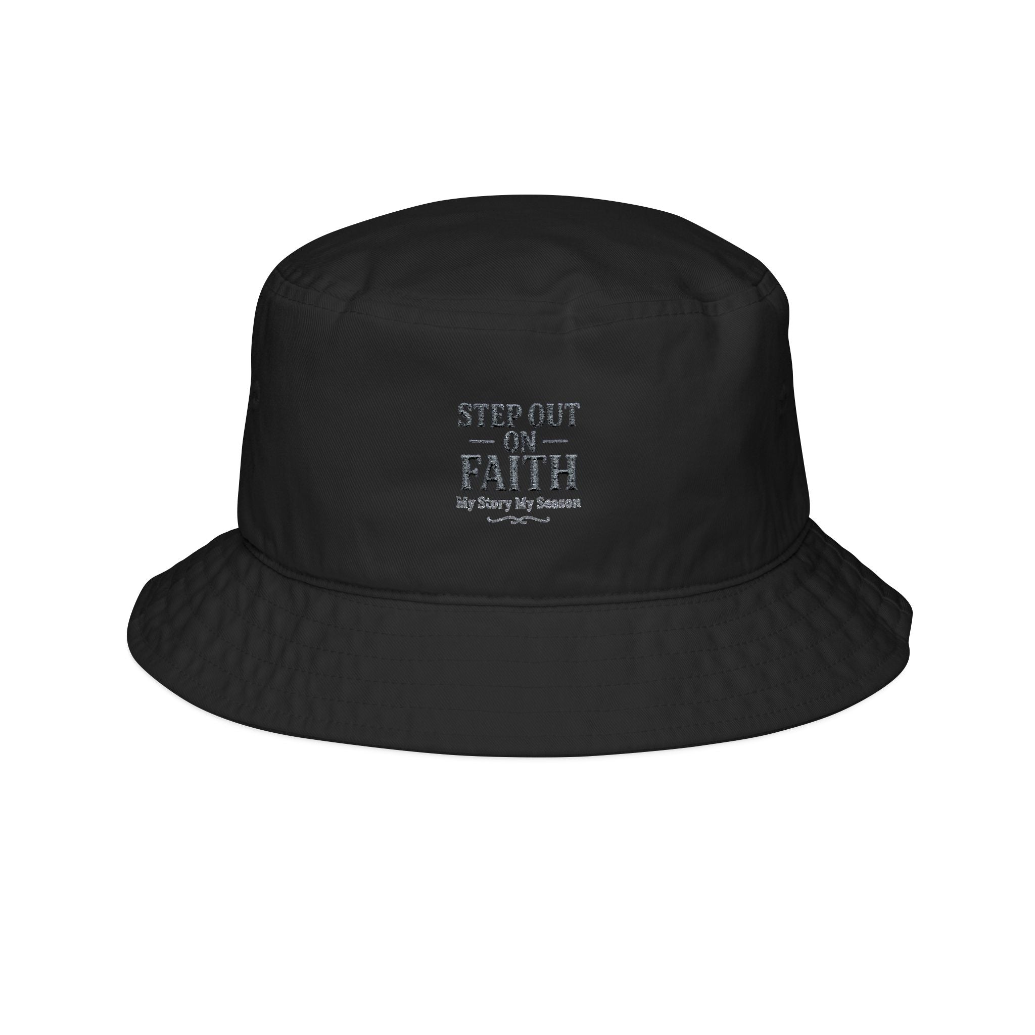 Step Out on Faith Embroidered Bucket Hat