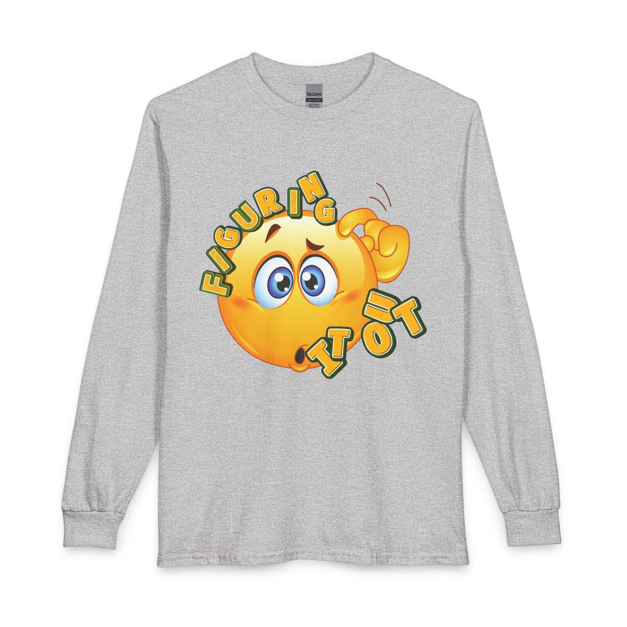 Figuring It Out Long Sleeve Graphic Tee – Unisex Casual Style