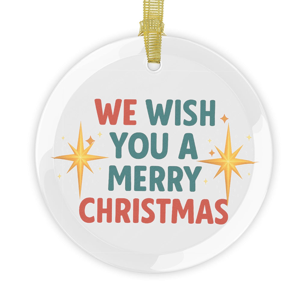 We Wish You a Merry Christmas Design — Kids & Family Holiday Artwork (Transparent)