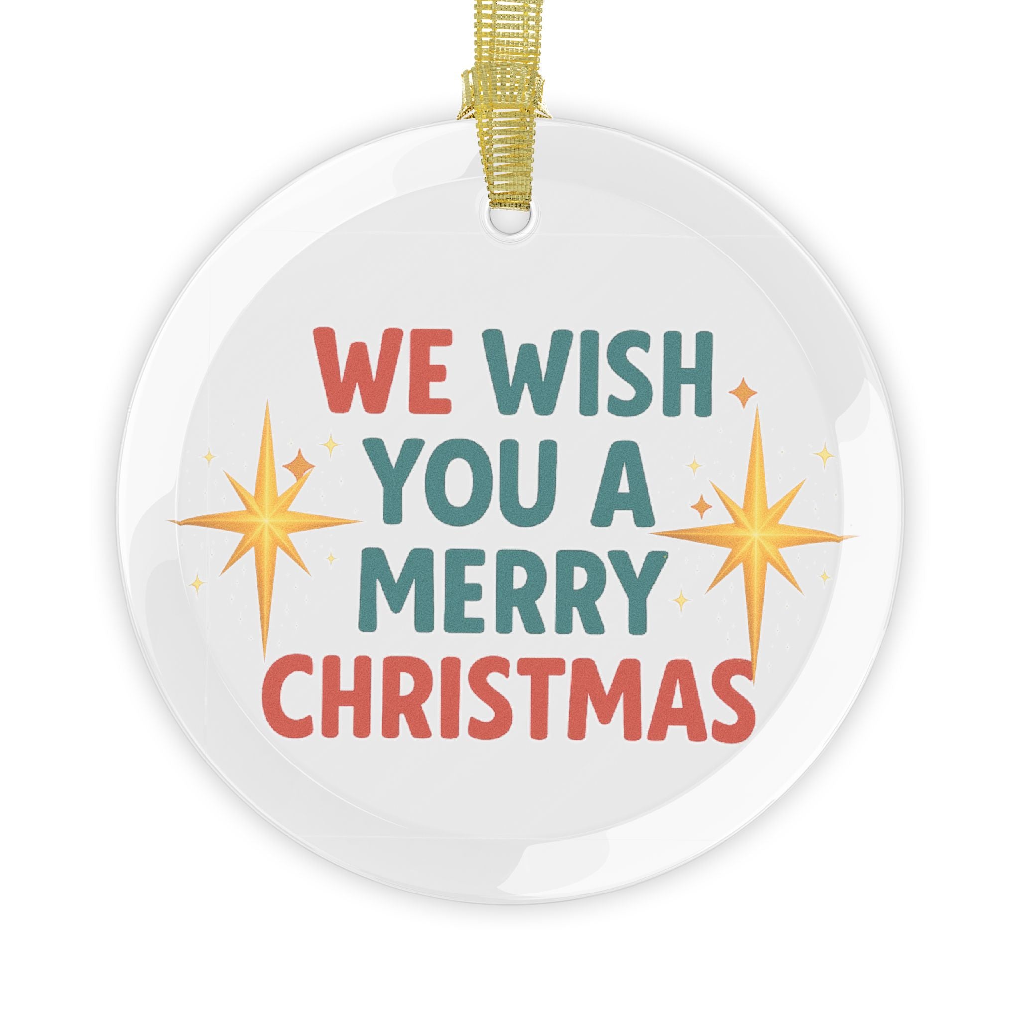We Wish You a Merry Christmas Design — Kids & Family Holiday Artwork (Transparent)