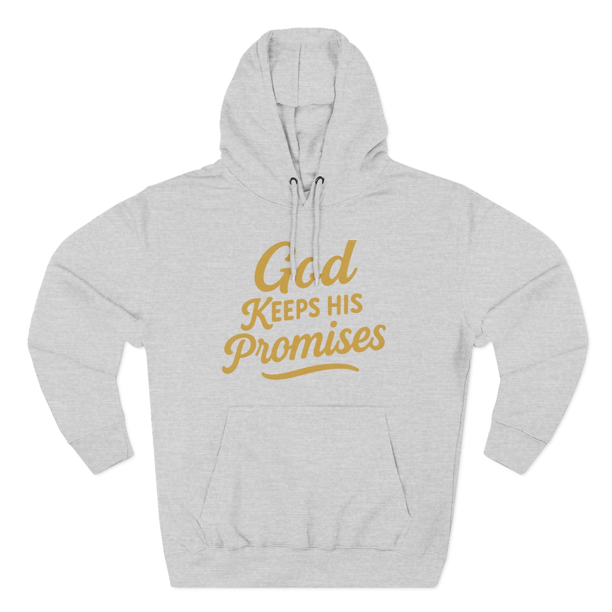 Hoodie — "God Keeps His Promises" Inspirational Christian Pullover