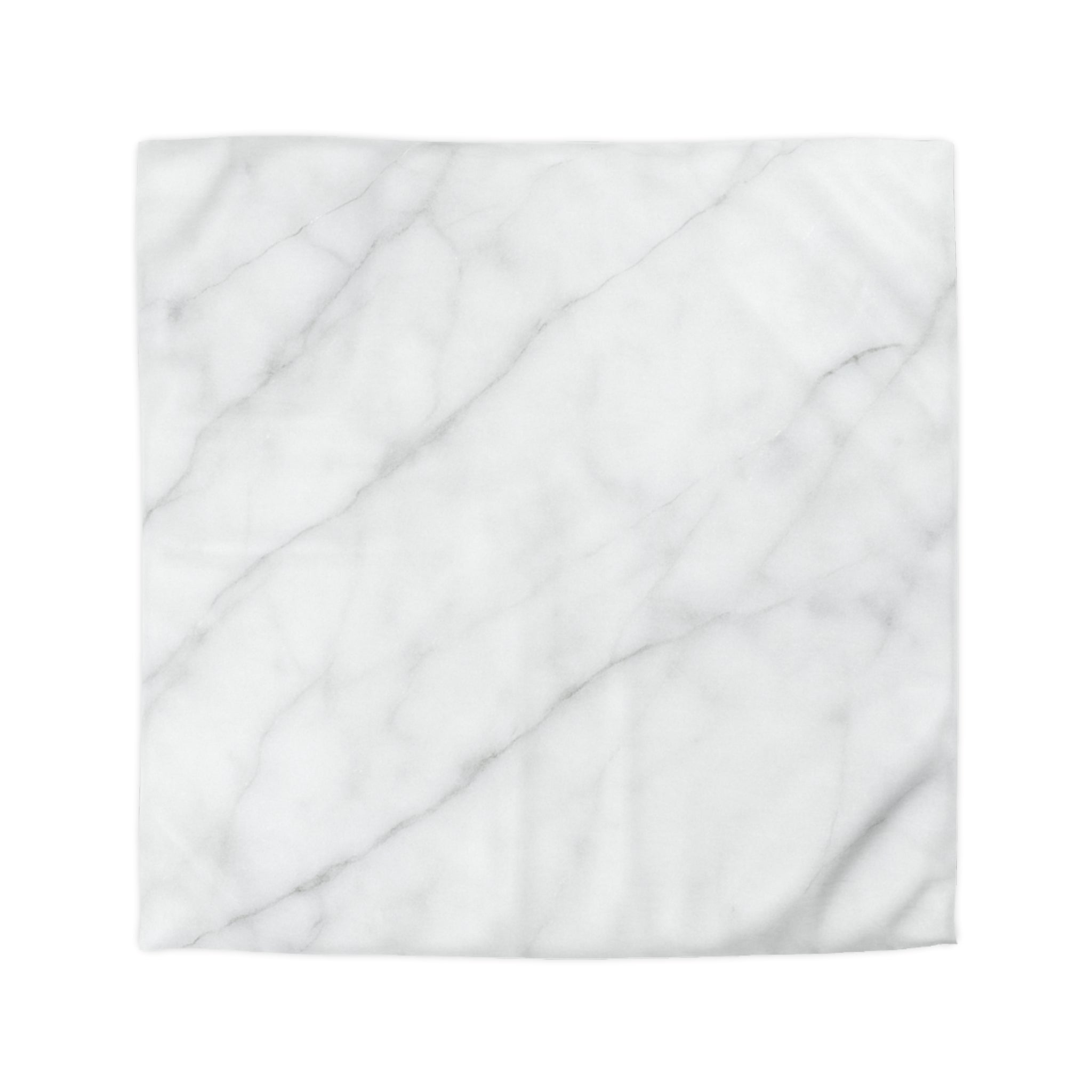 Marble Microfiber Duvet Cover – White Gray Marble Bedding