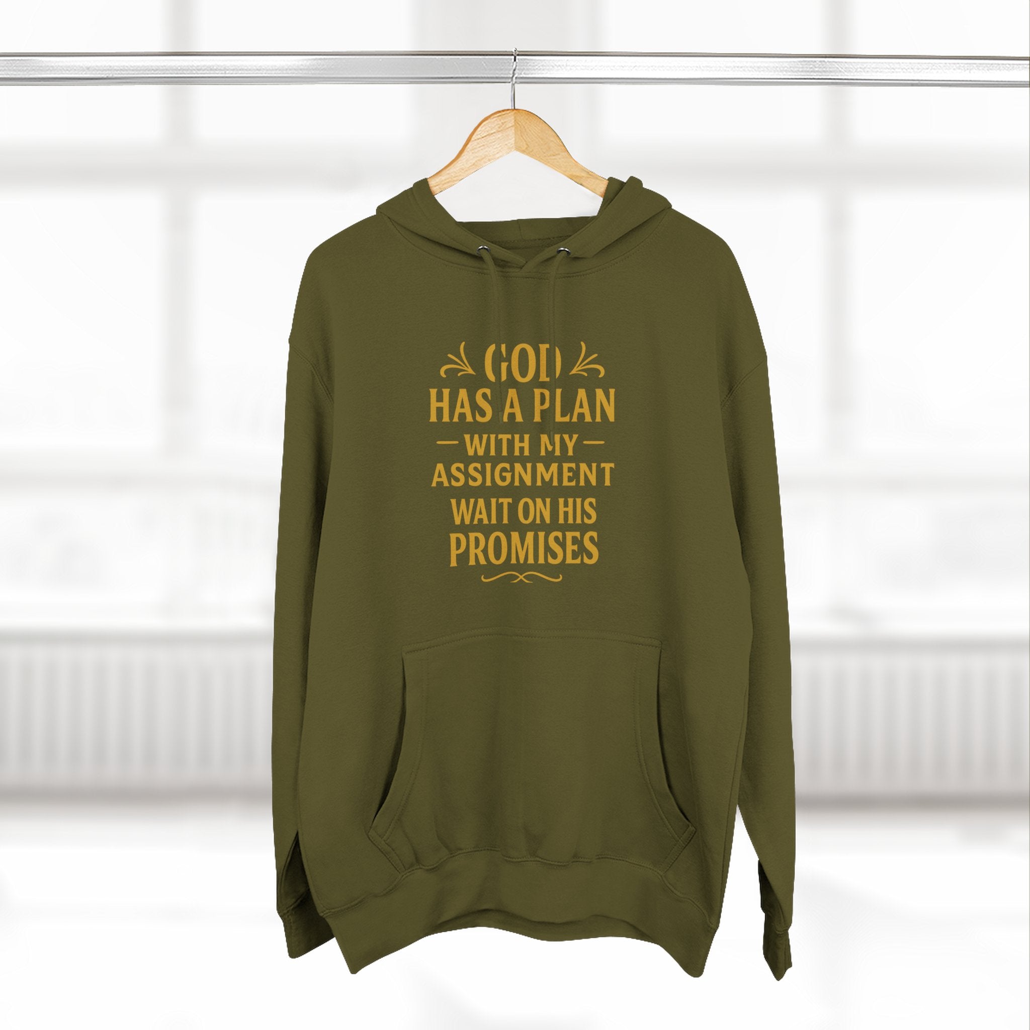God Has A Plan Hoodie - Christian Inspirational Faith Motivational Pullover