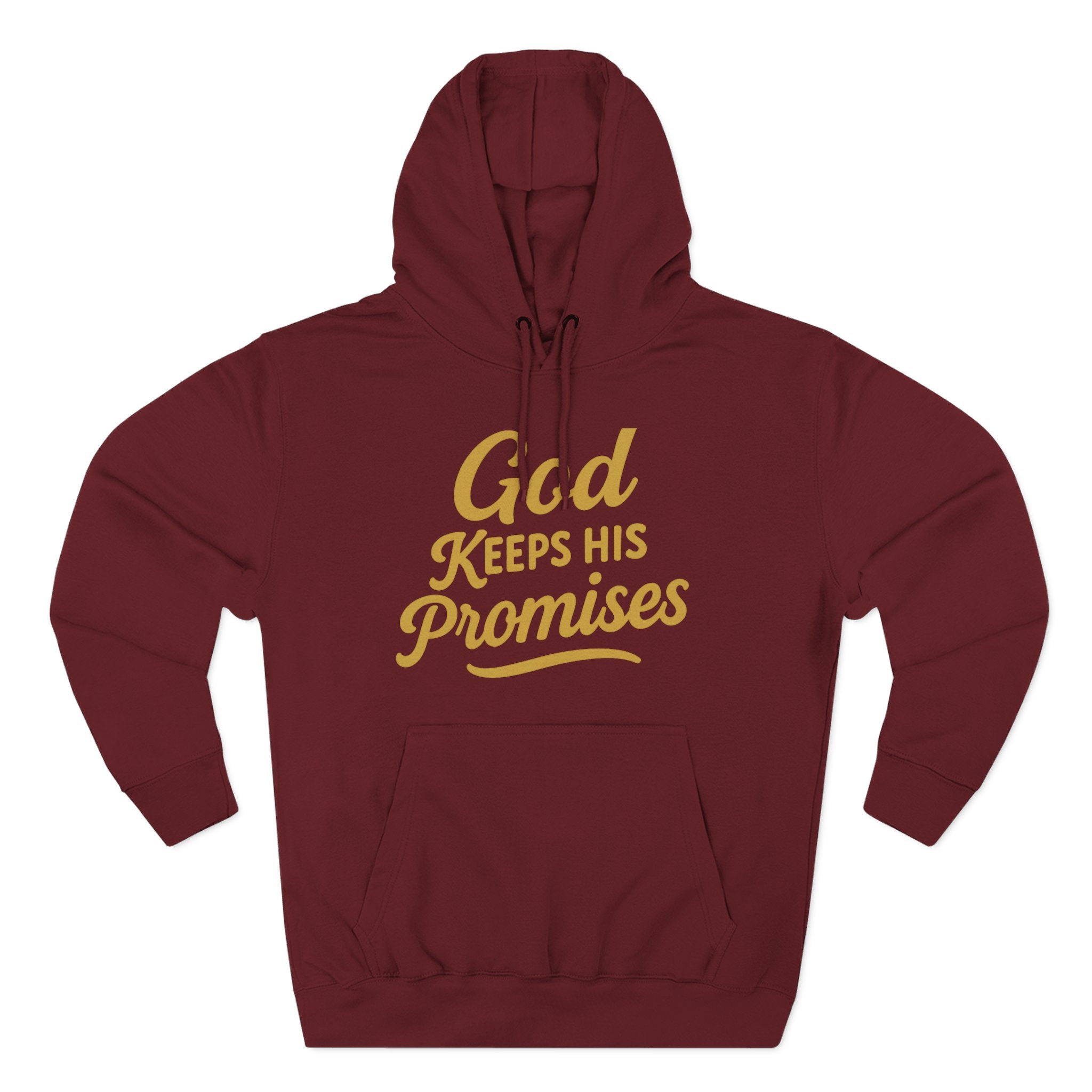 Hoodie — "God Keeps His Promises" Inspirational Christian Pullover