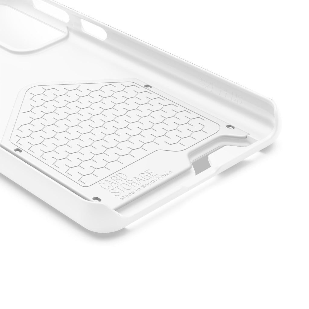 Phone Case with Card Holder — "I'm Not Perfect Just Ordinary" Motivational Wallet Case