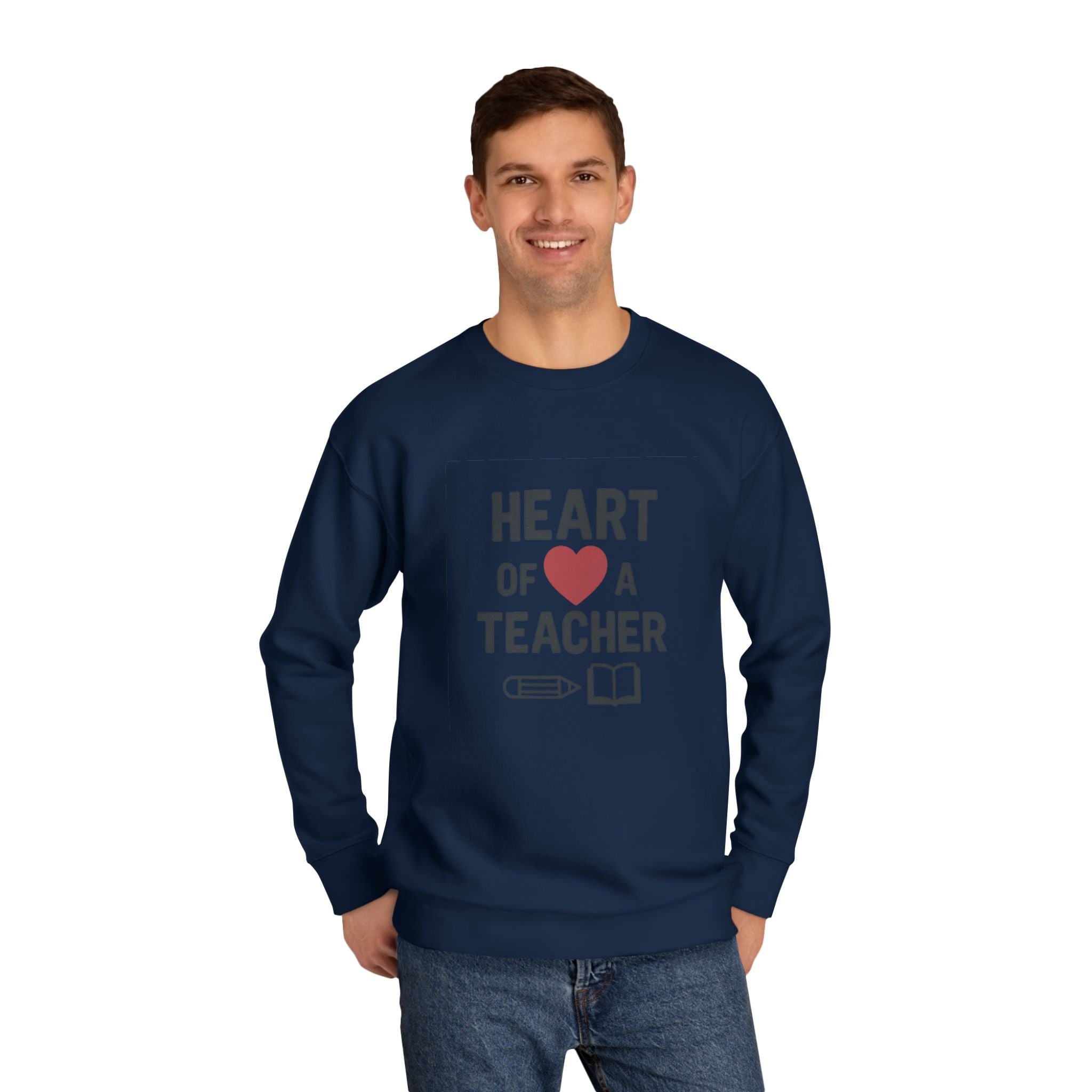 Heart of a Teacher – Inspirational Teacher Sweatshirt