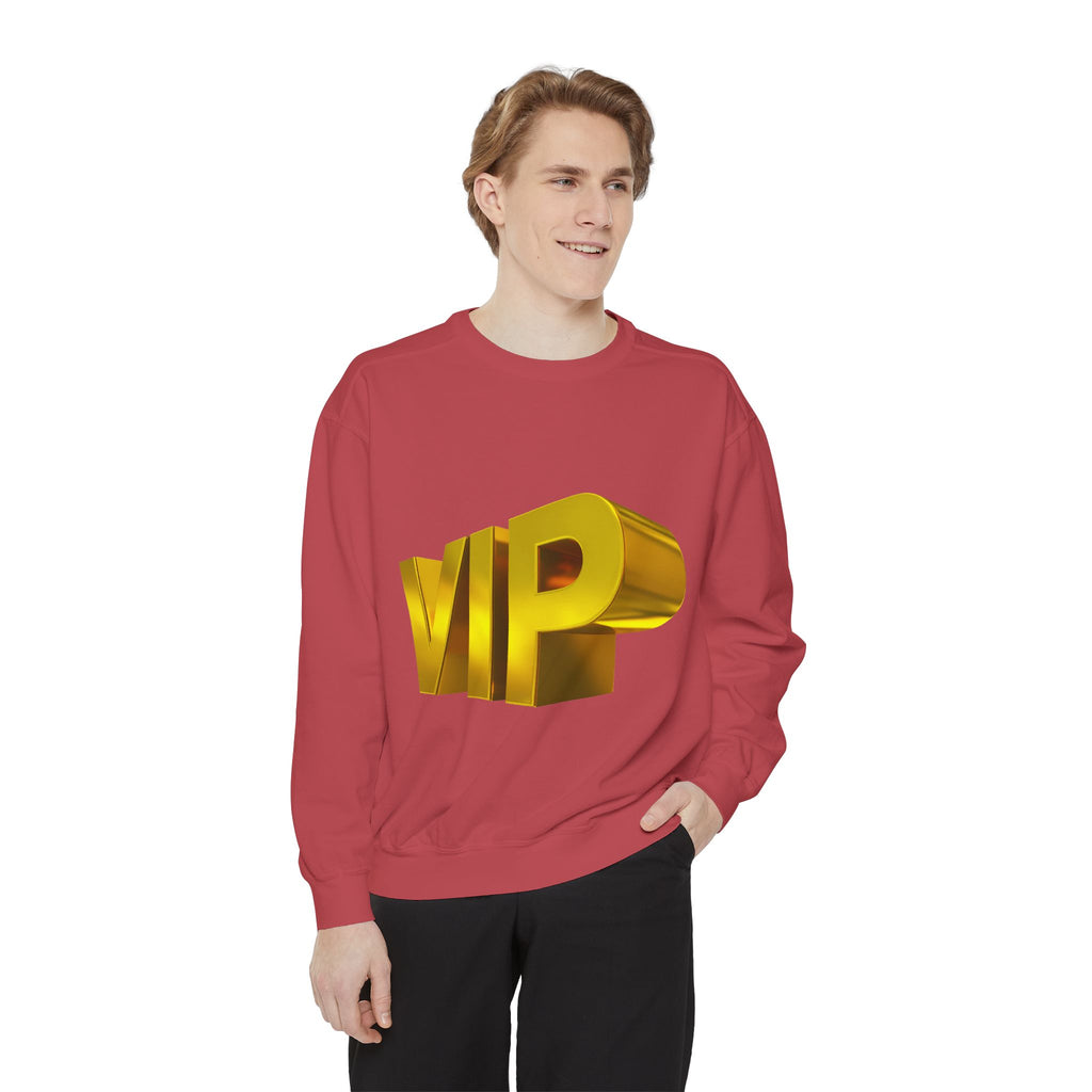 VIP Gold 3D Sweatshirt – Premium Statement Crewneck