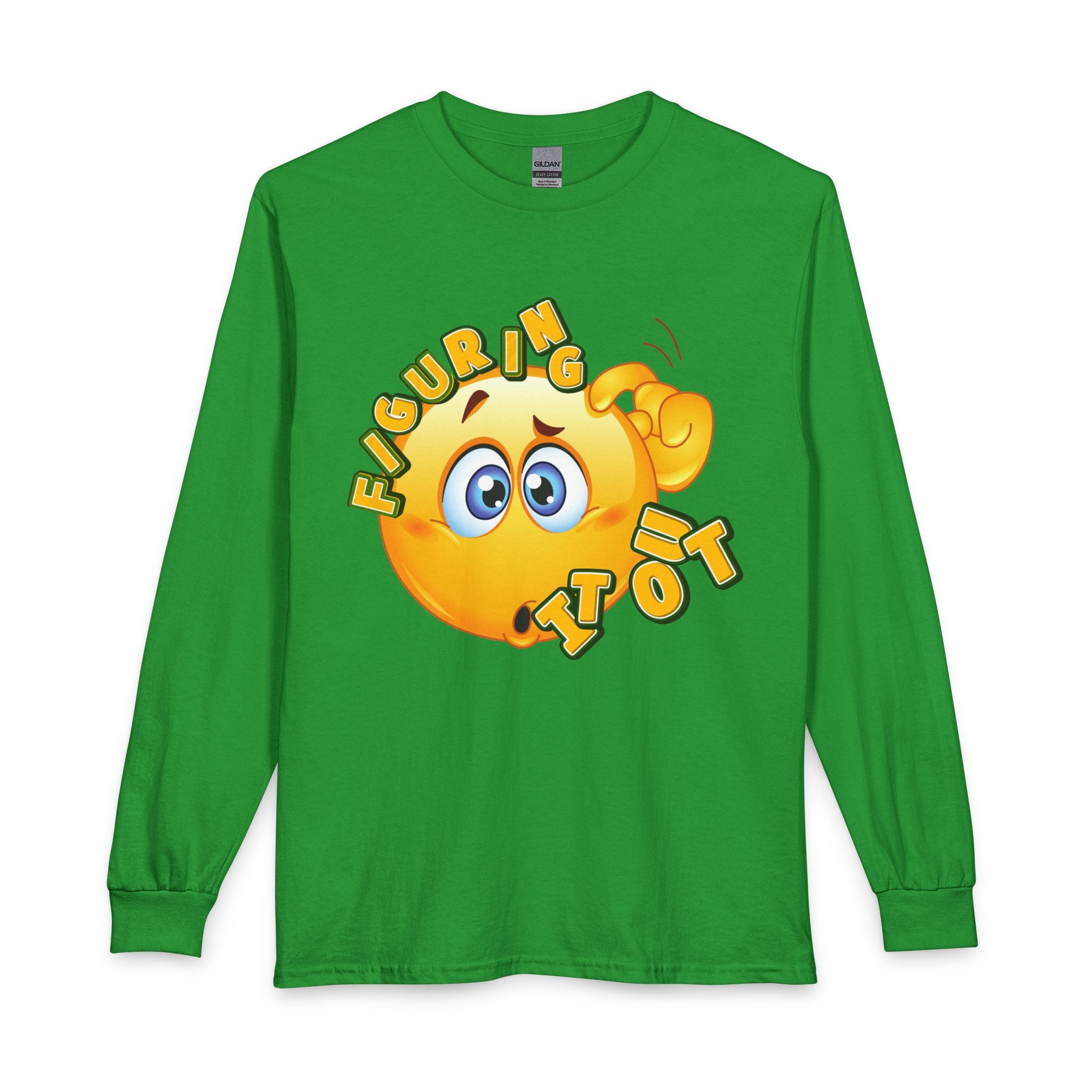 Figuring It Out Long Sleeve Graphic Tee – Unisex Casual Style