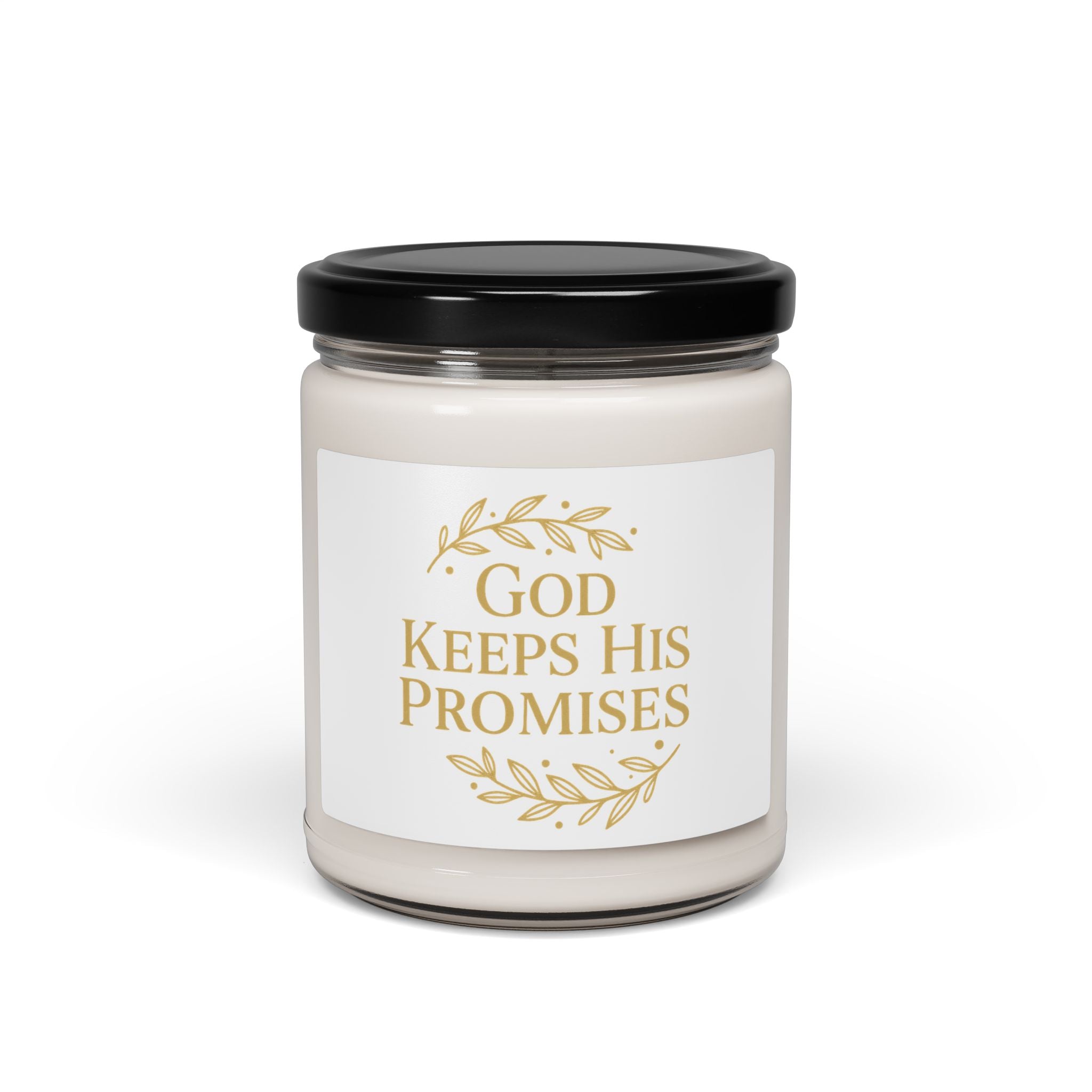 Soy Candle — "God Keeps His Promises" Inspirational Scented Candle, 9oz