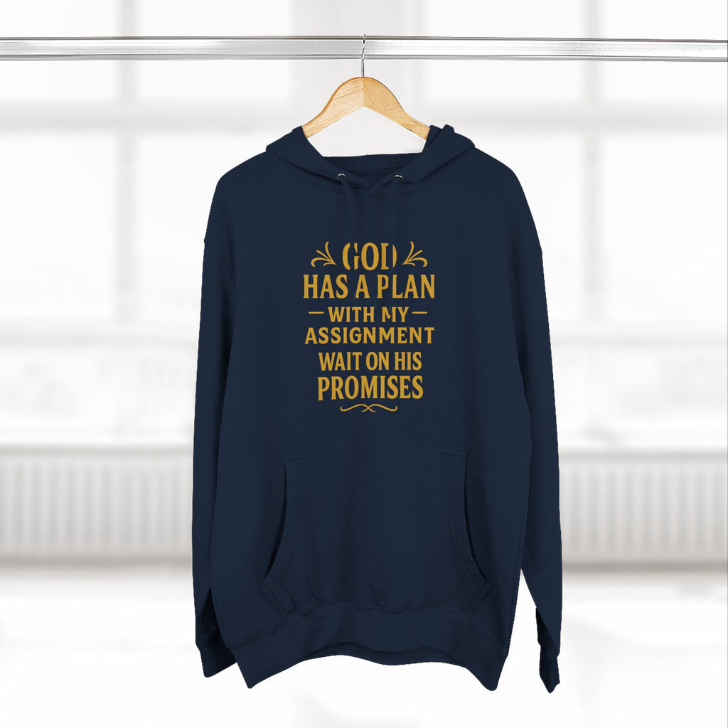 God Has A Plan Hoodie - Christian Inspirational Faith Motivational Pullover