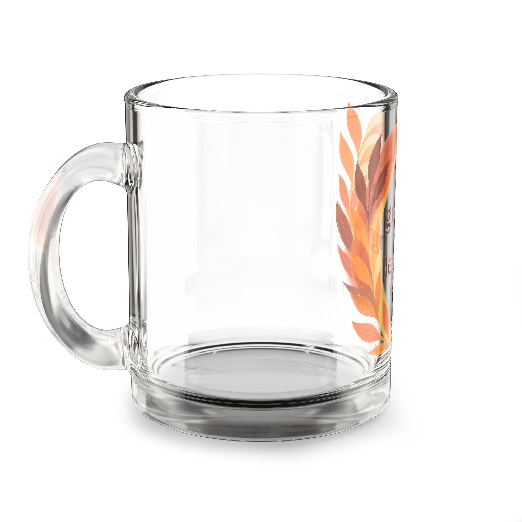 Glass Mug — "I Am Growing and Learning Every Day" Inspirational 10oz
