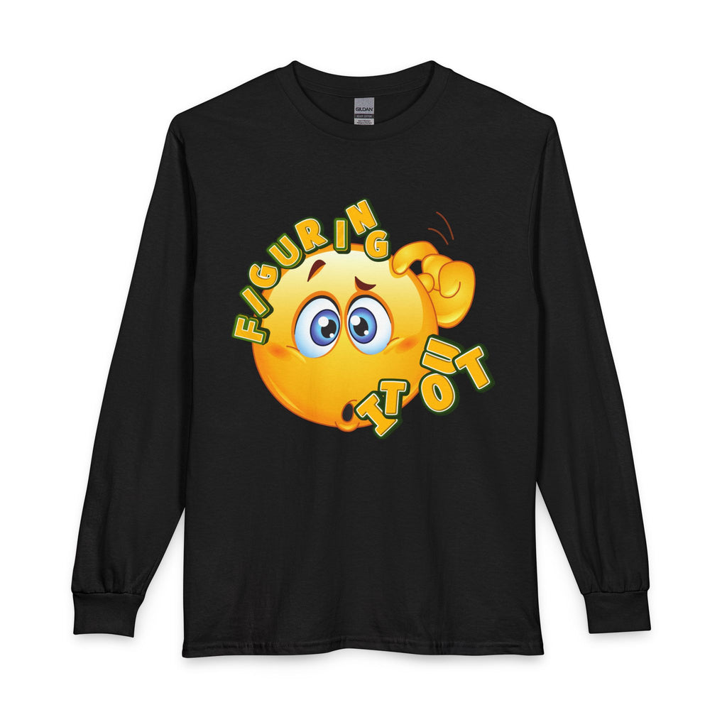 Figuring It Out Long Sleeve Graphic Tee – Unisex Casual Style