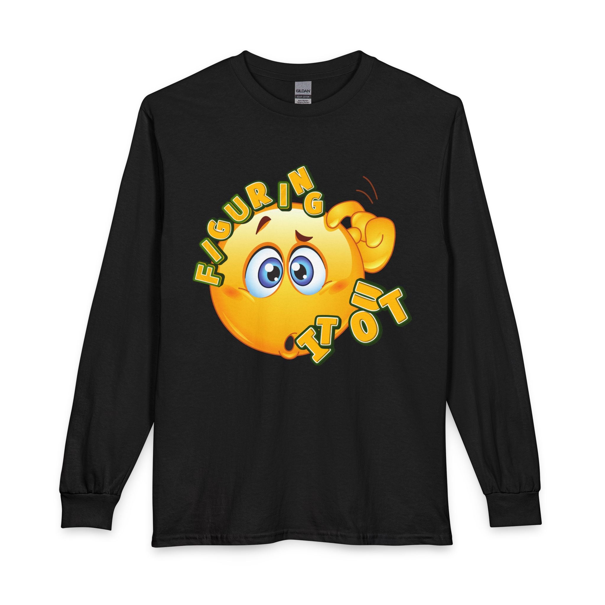 Figuring It Out Long Sleeve Graphic Tee – Unisex Casual Style