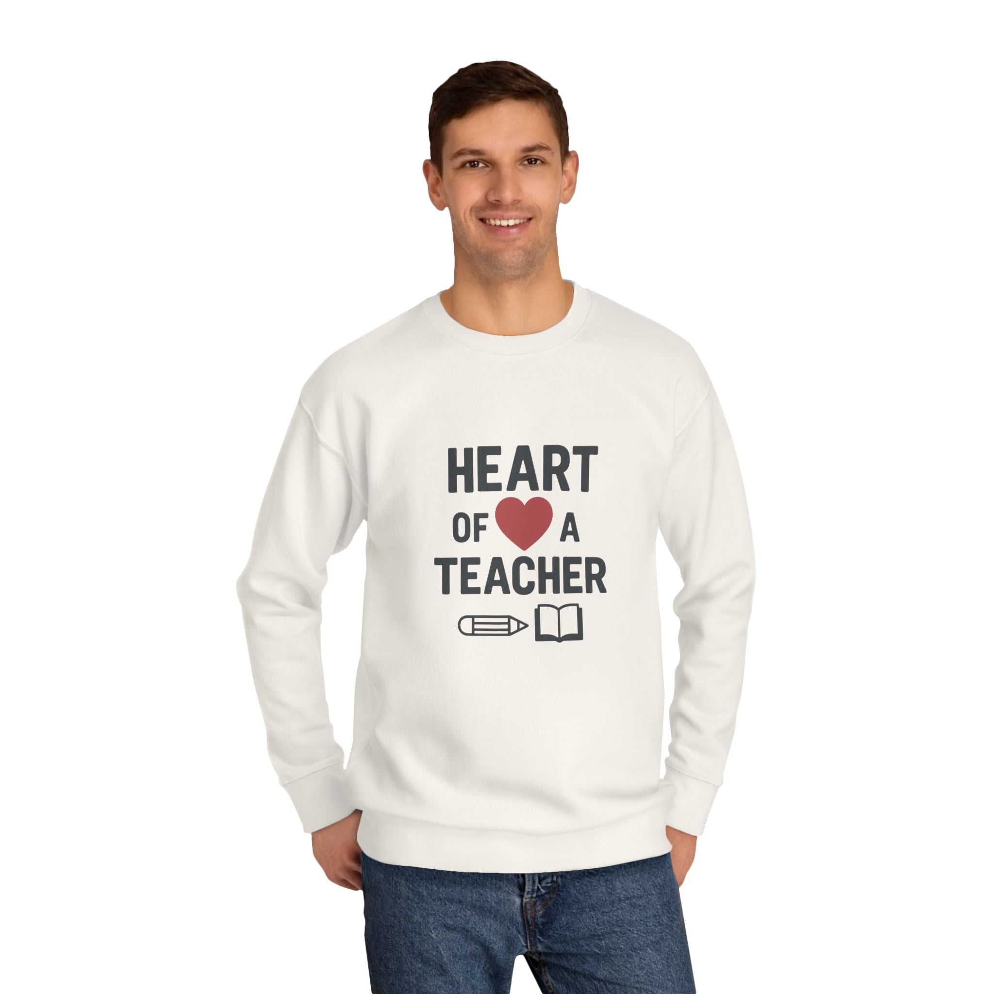Heart of a Teacher – Inspirational Teacher Sweatshirt