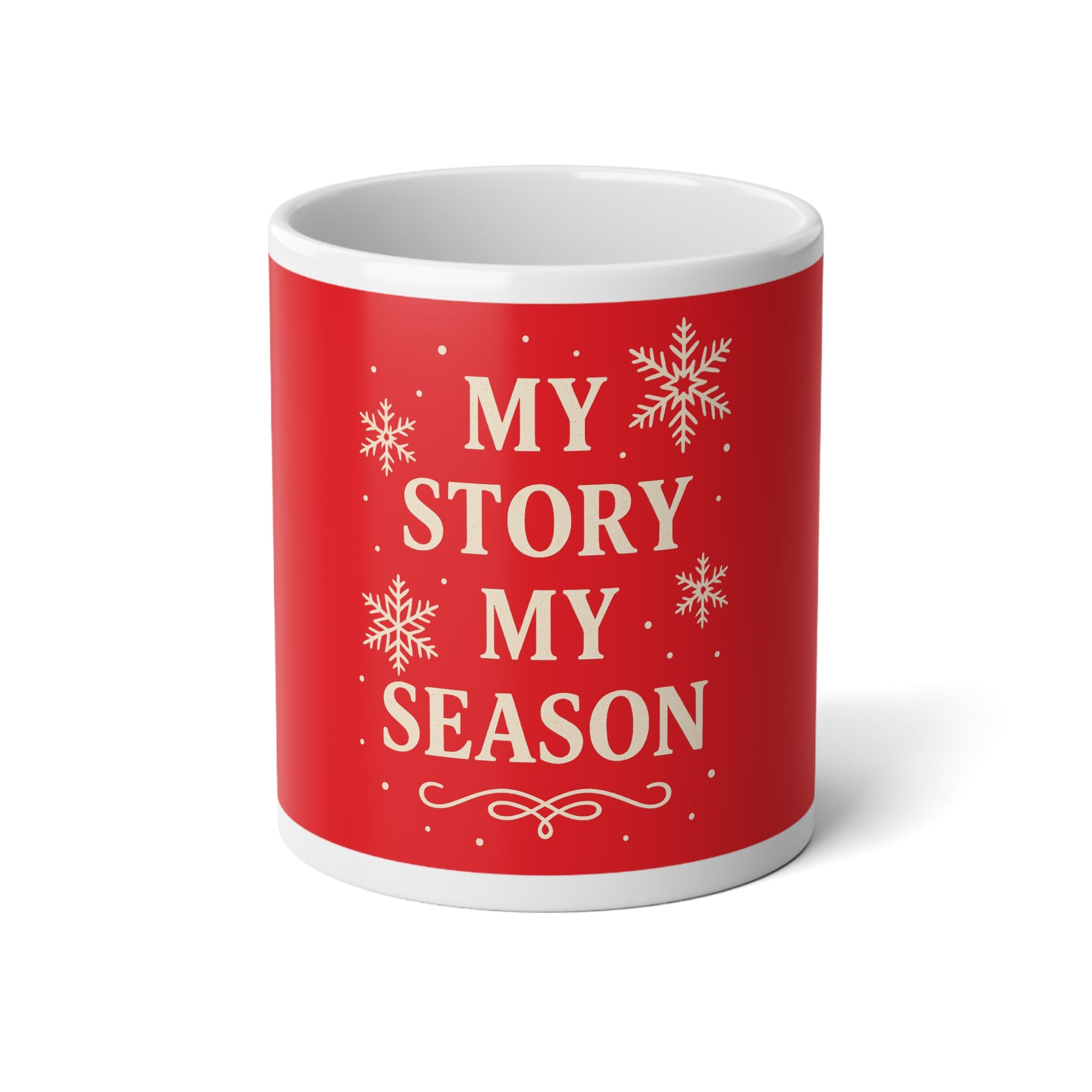 My Story My Season Christmas Mug — 20oz Jumbo Holiday Coffee Cup