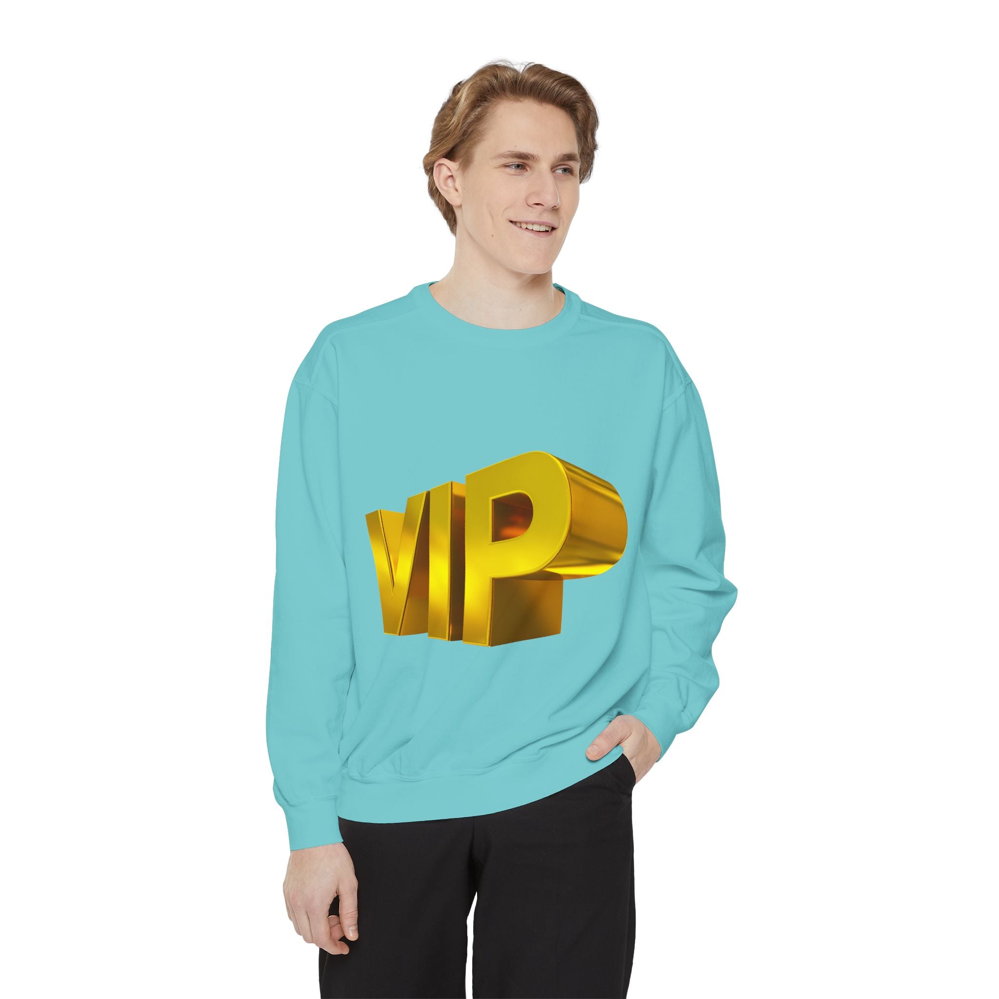 VIP Gold 3D Sweatshirt – Premium Statement Crewneck