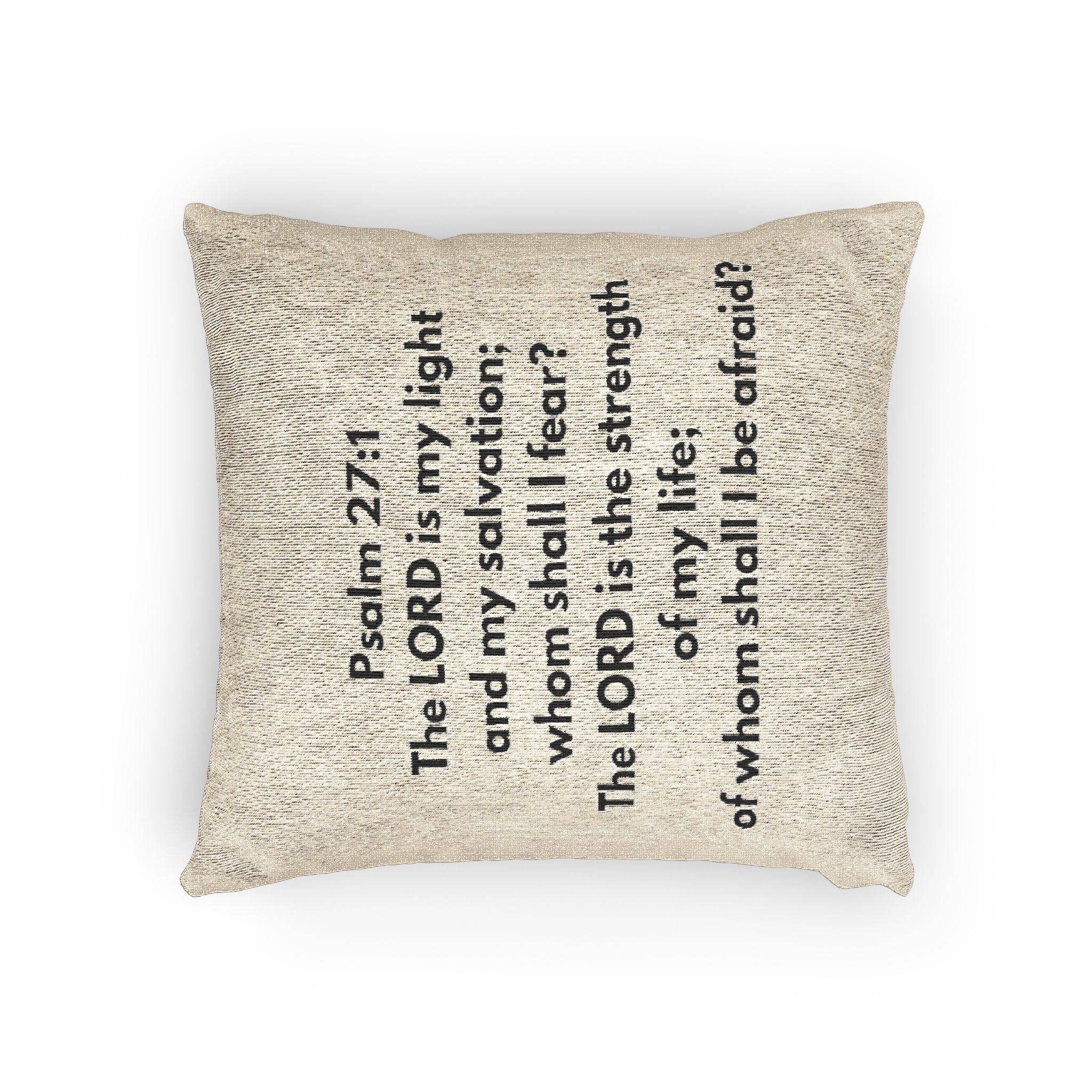 Woven Pillow- Artwork Motivational Inspires Comfort
