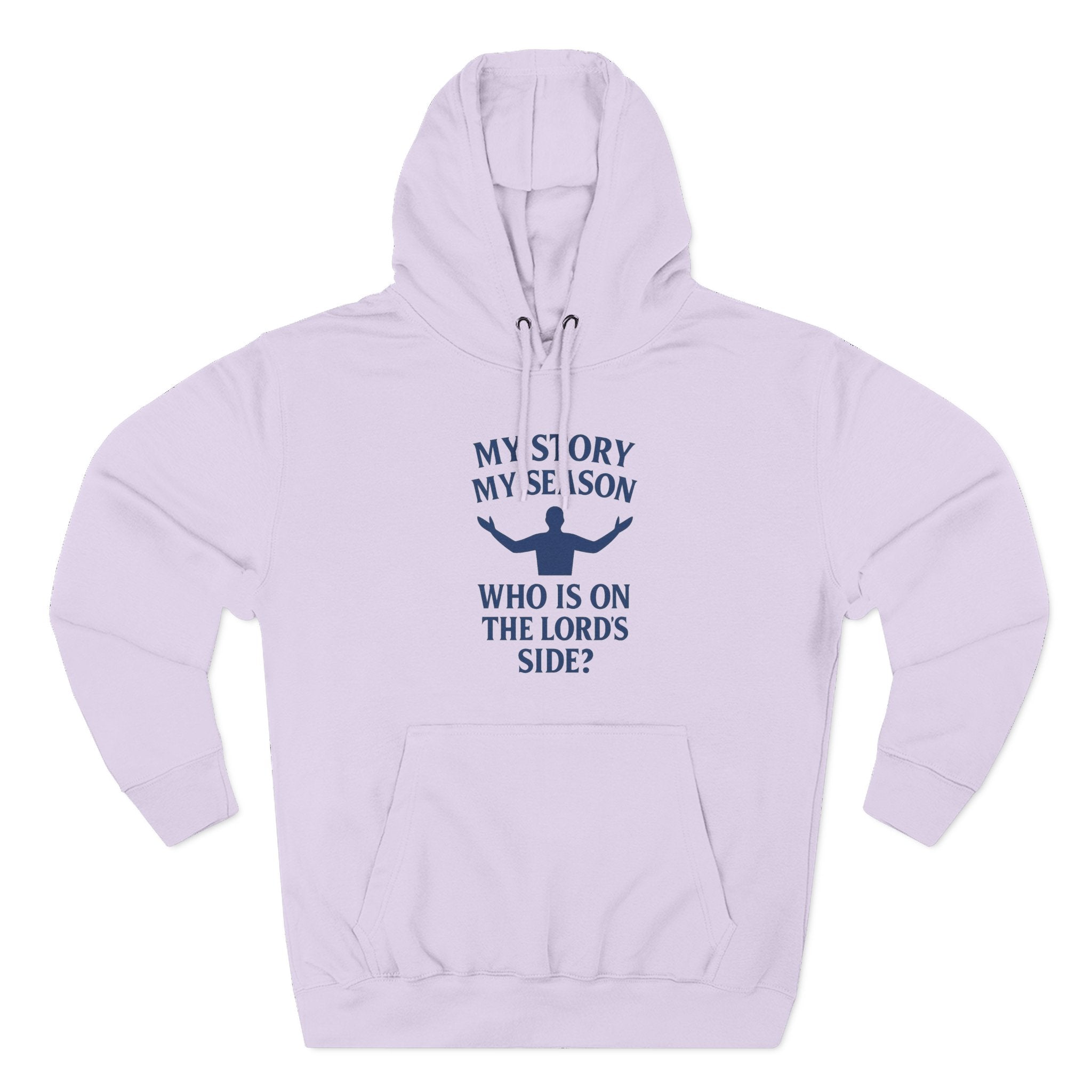 Christian Hoodie - "My Story, My Season" Inspirational Pullover