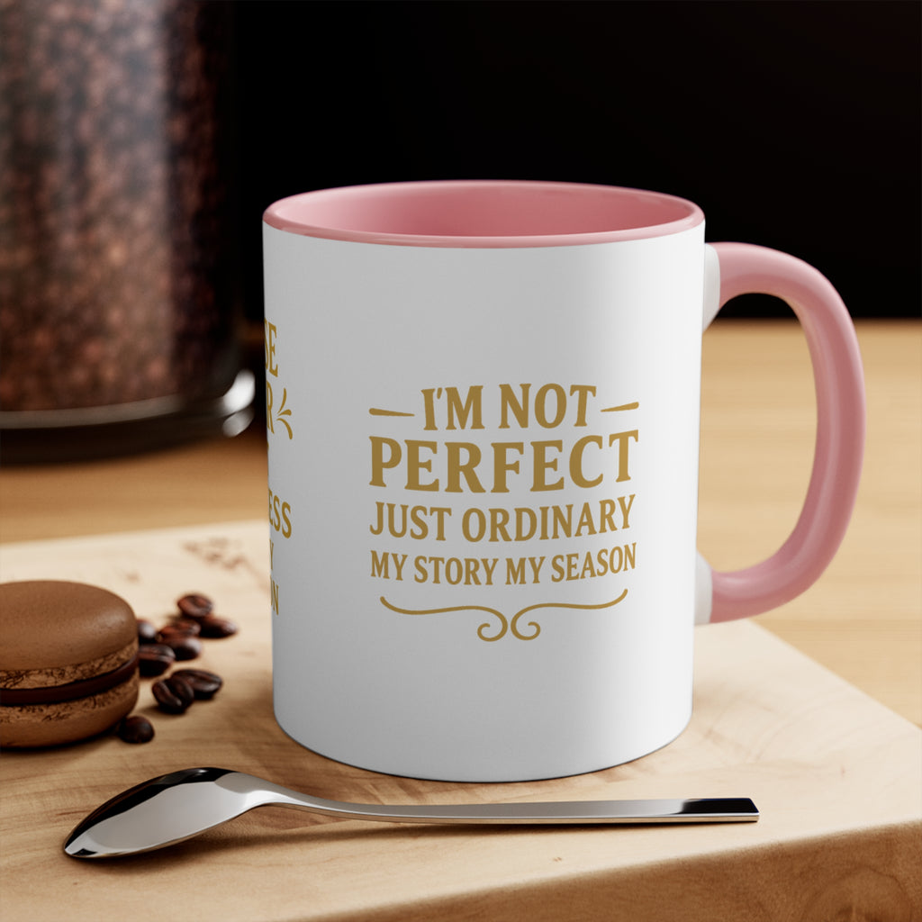Inspirational Faith Mug — "Promise Keeper, Trust the Process" Accent Coffee Cup