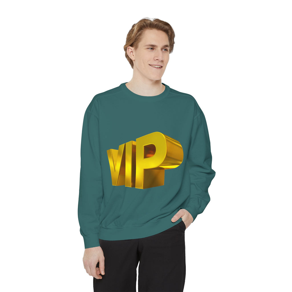 VIP Gold 3D Sweatshirt – Premium Statement Crewneck