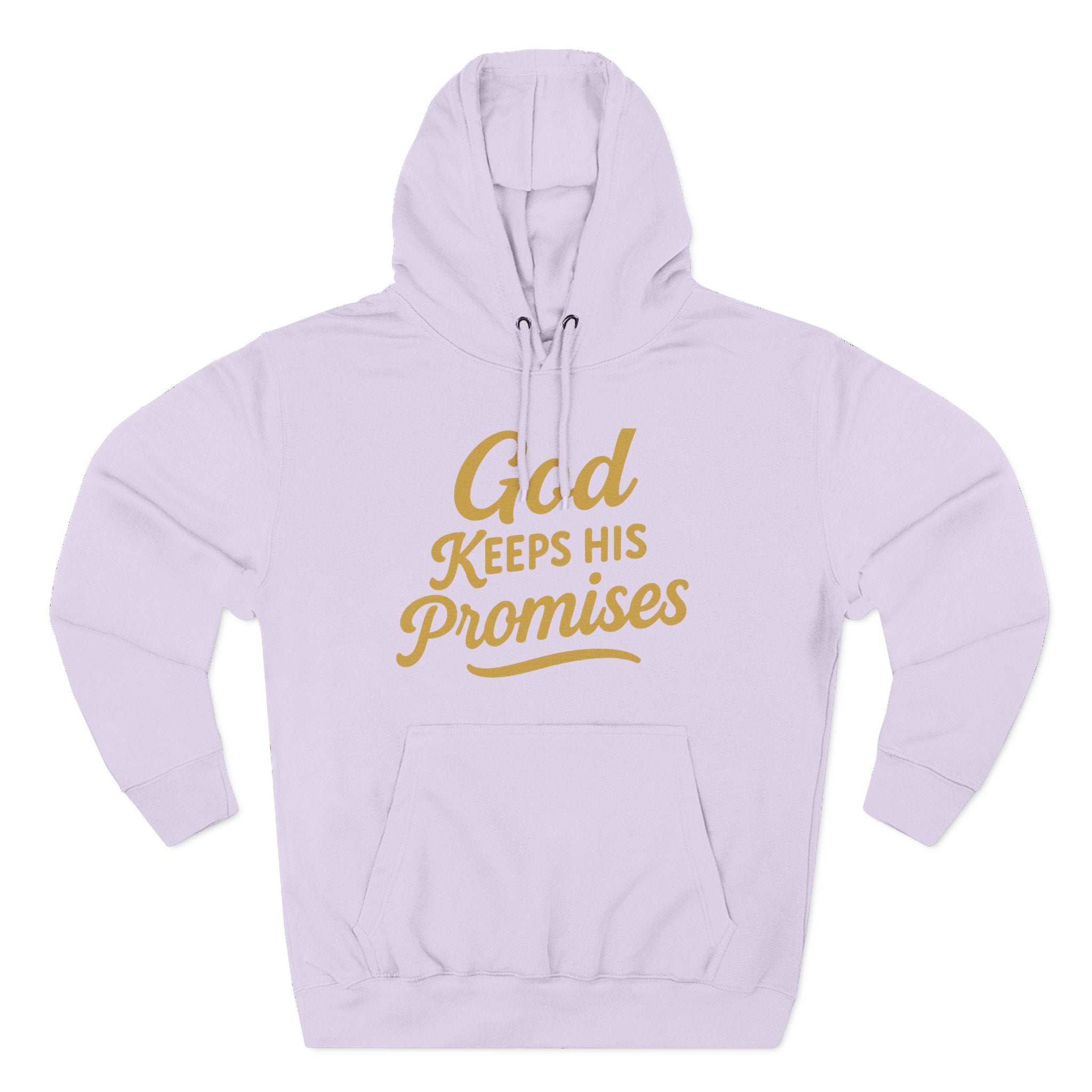Hoodie — "God Keeps His Promises" Inspirational Christian Pullover