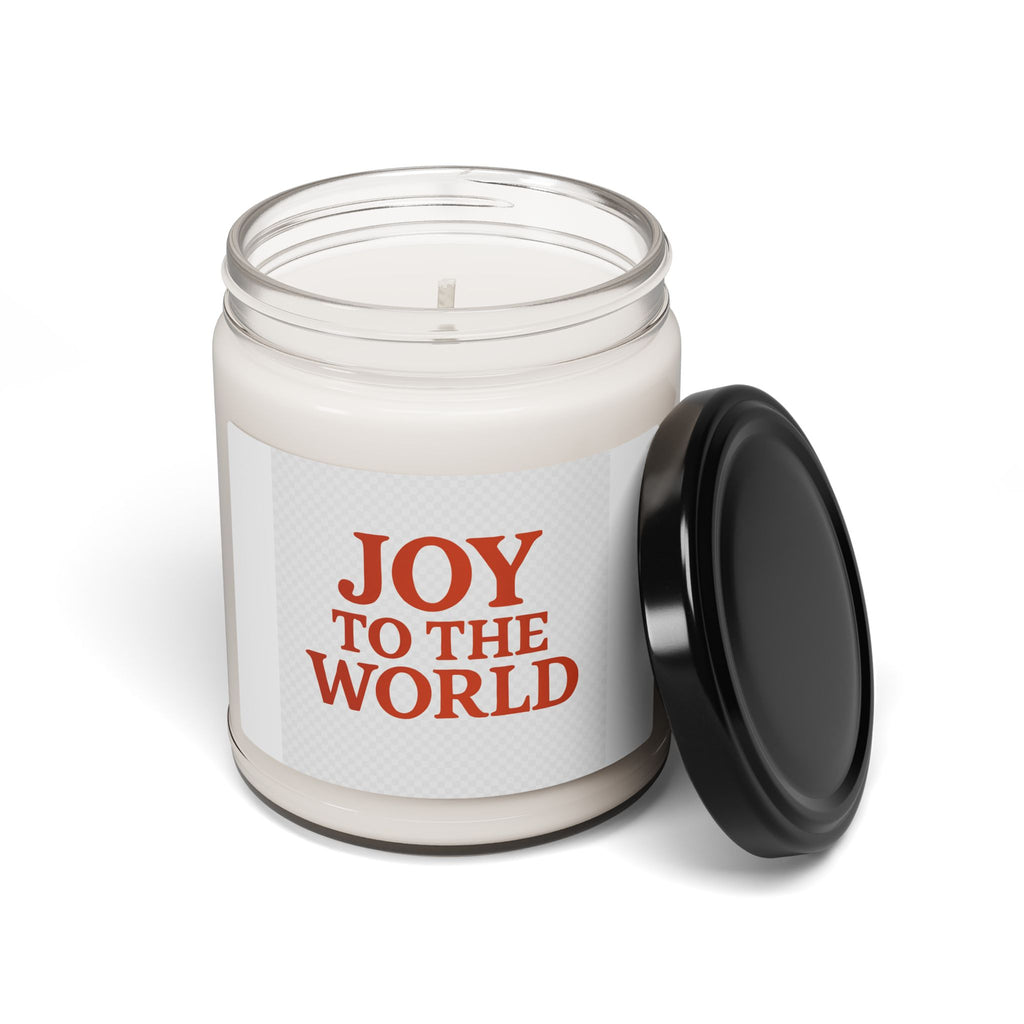 Joy to the World Soy Candle — 9oz Holiday Scented Jar