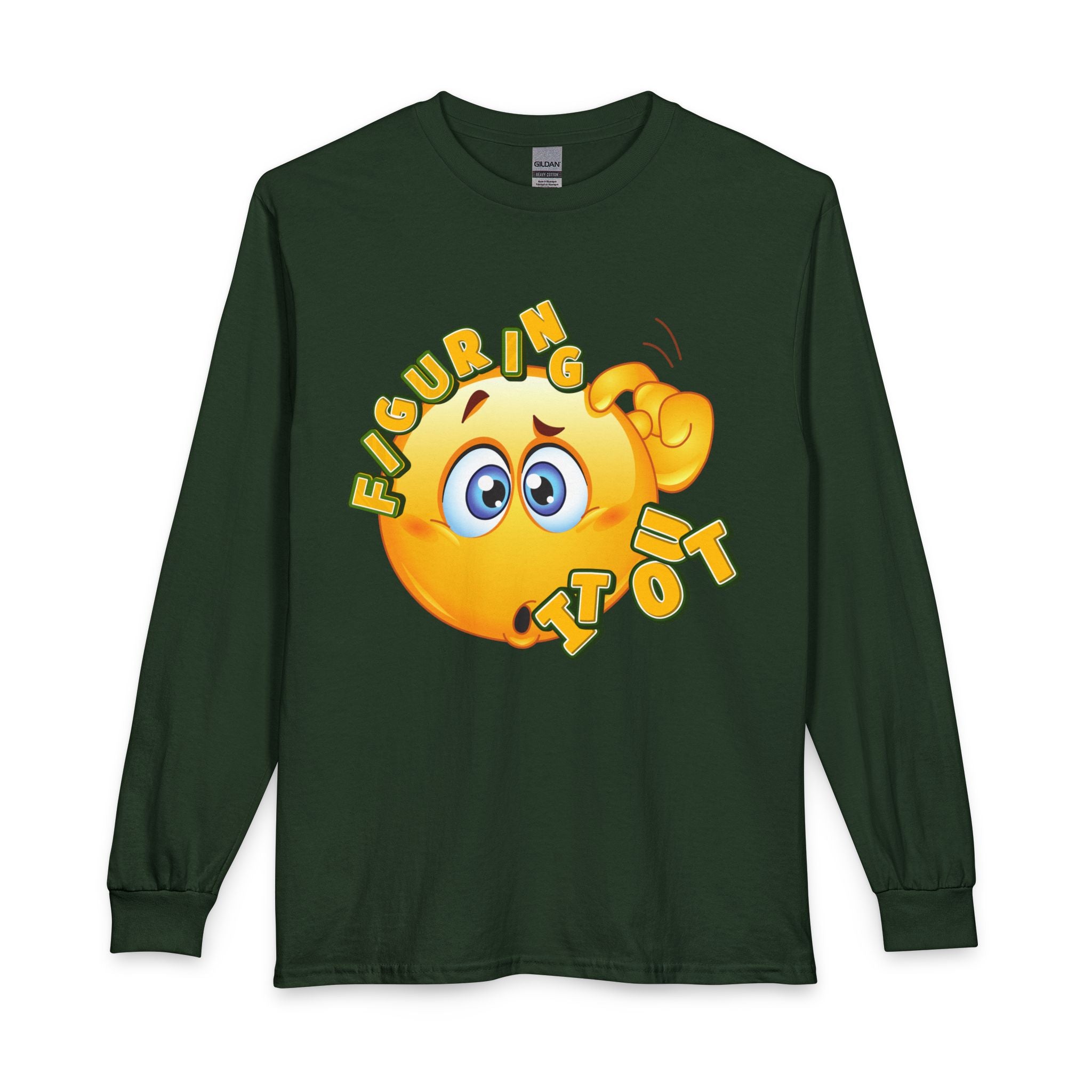 Figuring It Out Long Sleeve Graphic Tee – Unisex Casual Style