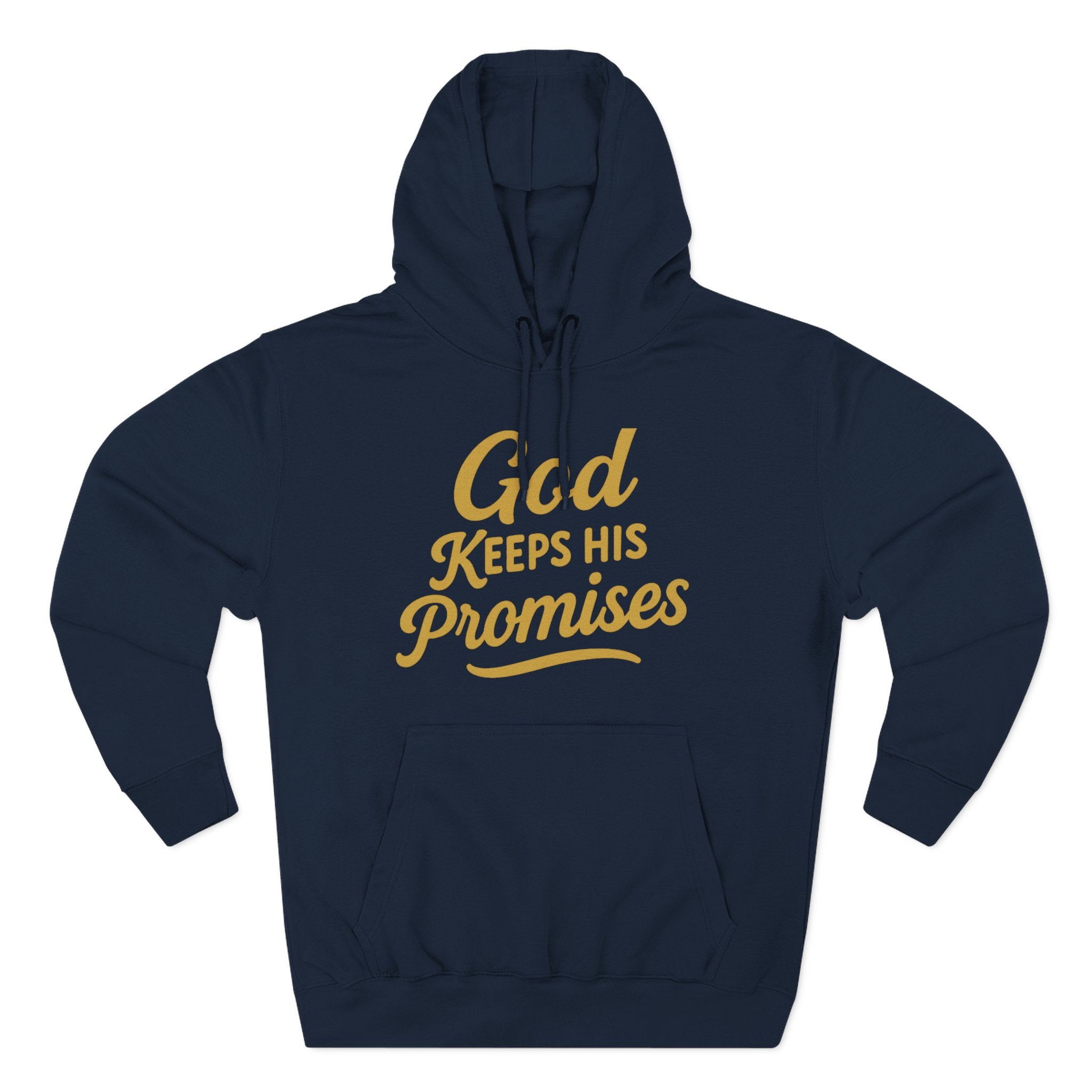 Hoodie — "God Keeps His Promises" Inspirational Christian Pullover
