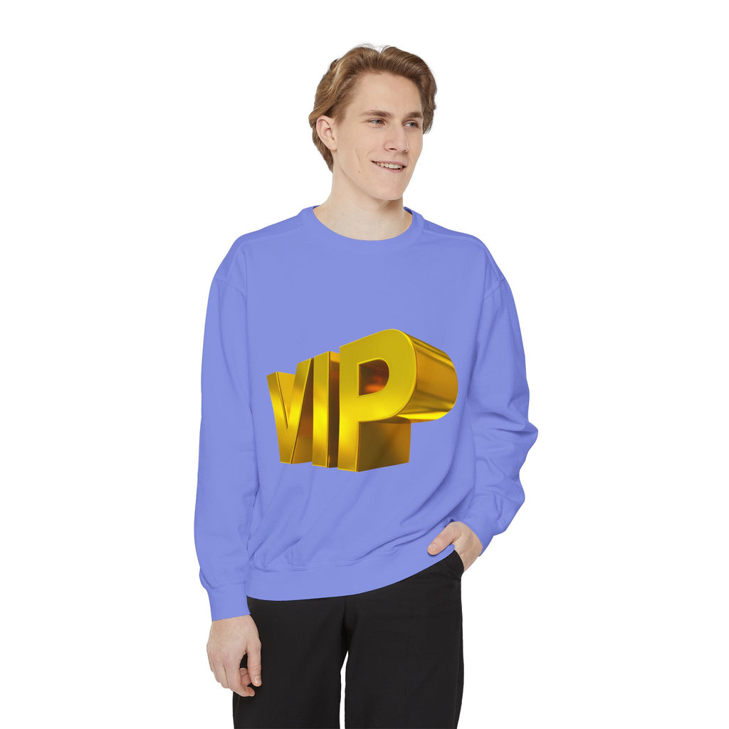 VIP Gold 3D Sweatshirt – Premium Statement Crewneck