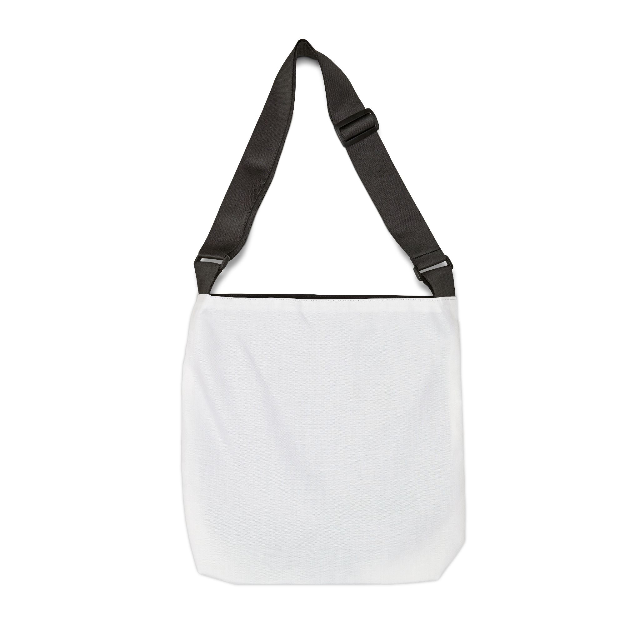 Adjustable Tote Bag — "Nobody Is Perfect, I Am Nobody" Quote Shoulder Tote