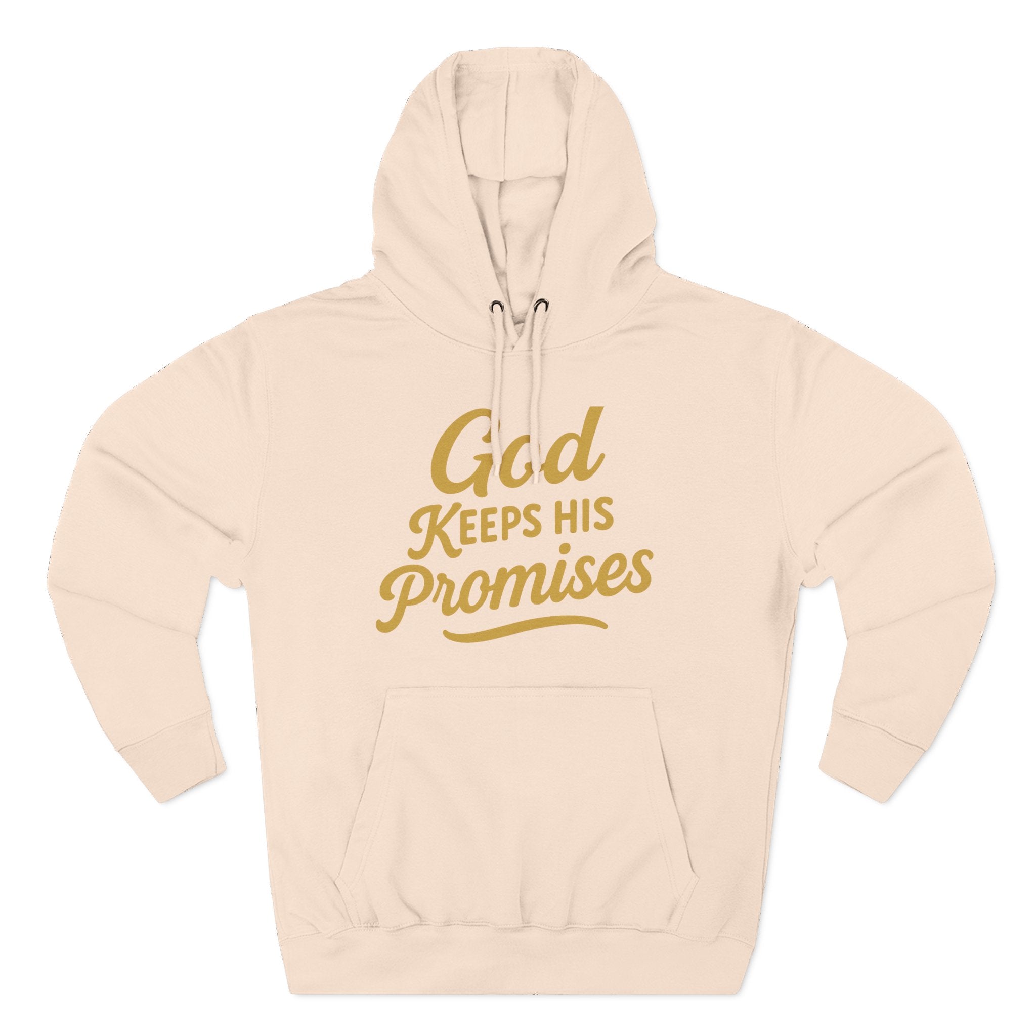 Hoodie — "God Keeps His Promises" Inspirational Christian Pullover