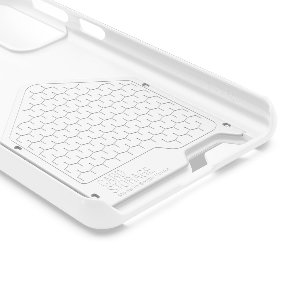 Phone Case with Card Holder — "I'm Not Perfect Just Ordinary" Motivational Wallet Case