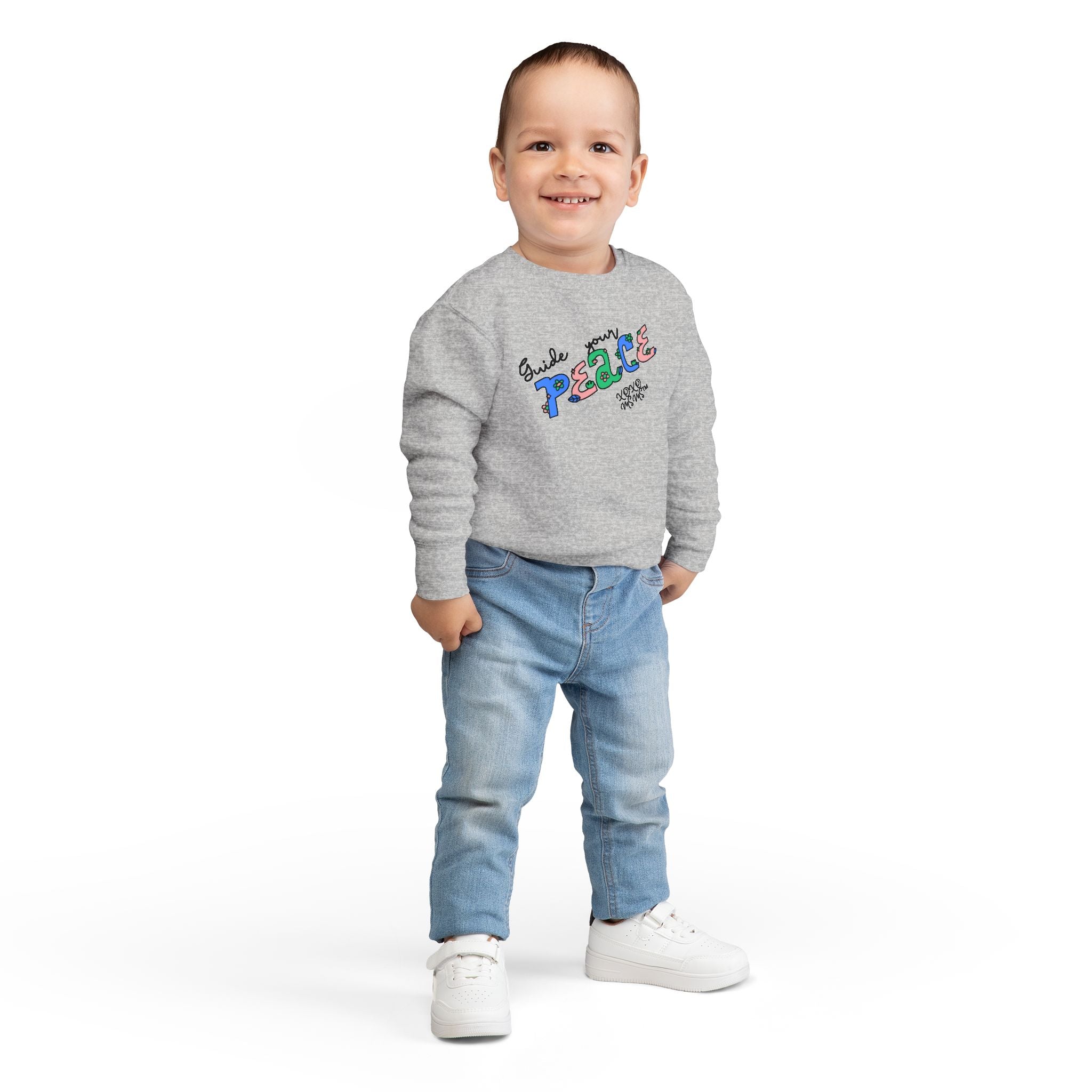 Copy of Guide My Peace Toddler Sweatshirt – Soft Cozy Affirmation Pullover (2T–7T)